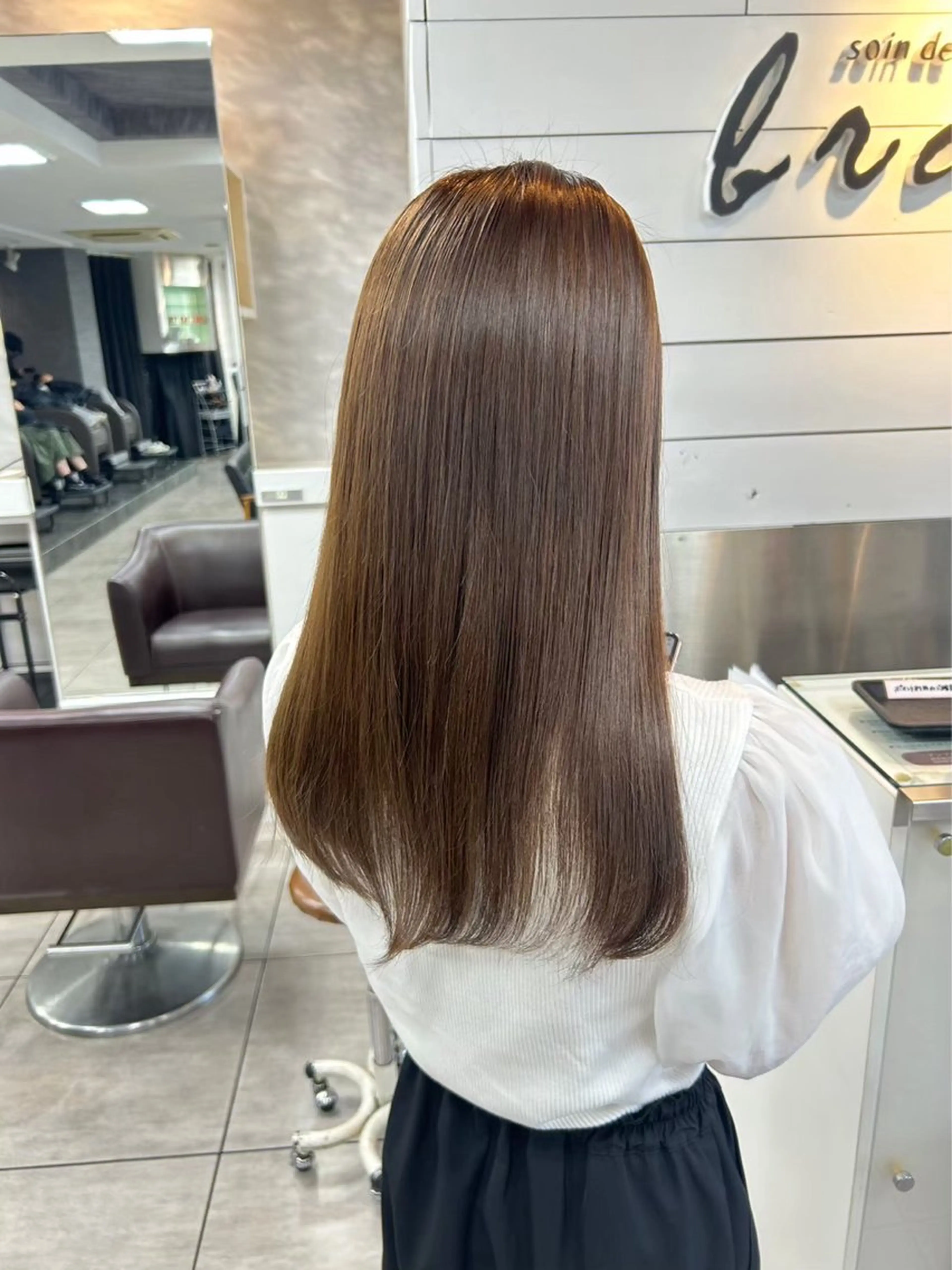 ロング 縮毛矯正✖髪質改善 仁木伸明のヘアスタイル