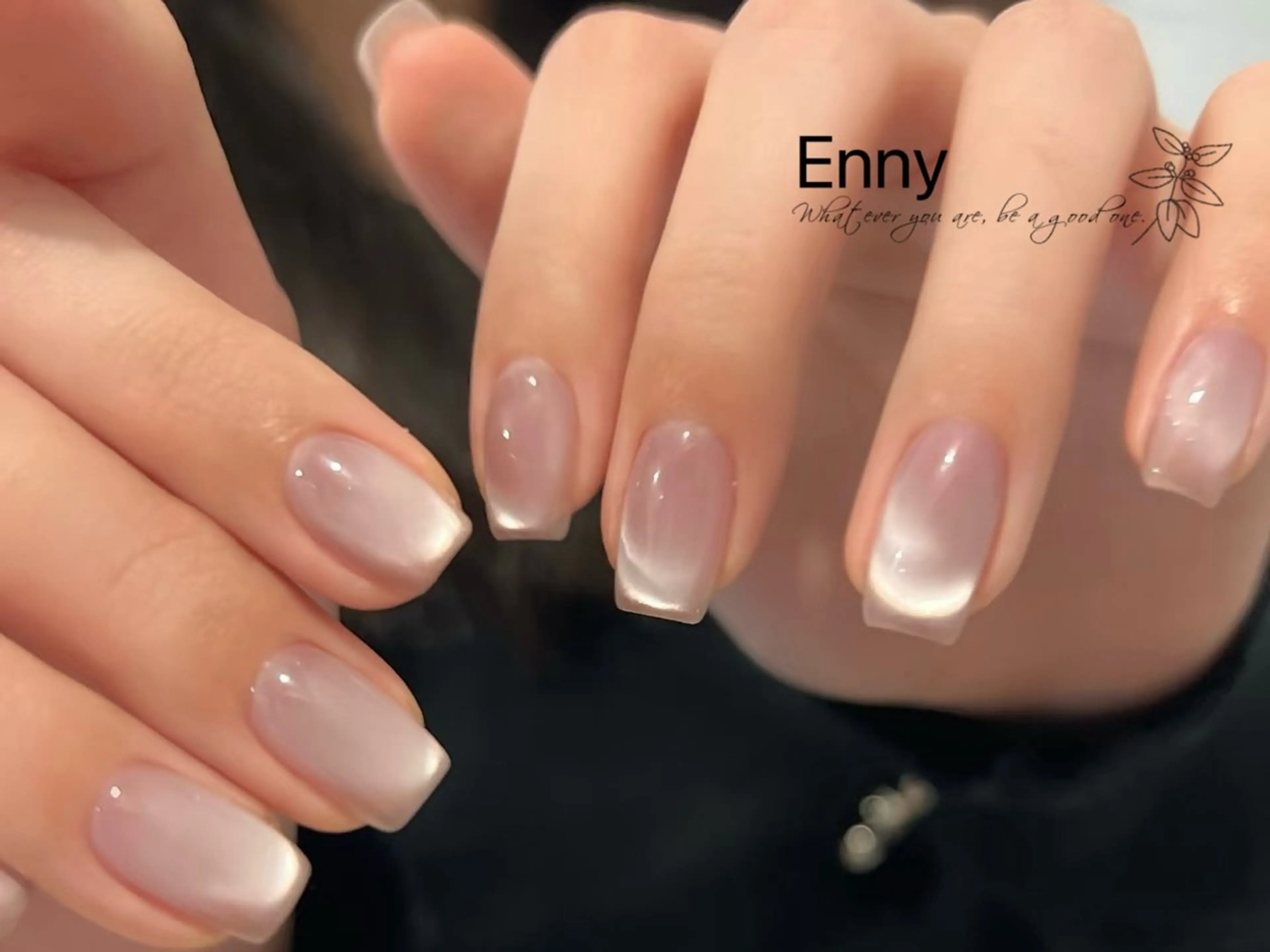 ネイル チークネイル 長さ出し フットネイル フレンチネイル ジェルネイル ハンドネイル Enny nail salonのネイルデザイン
