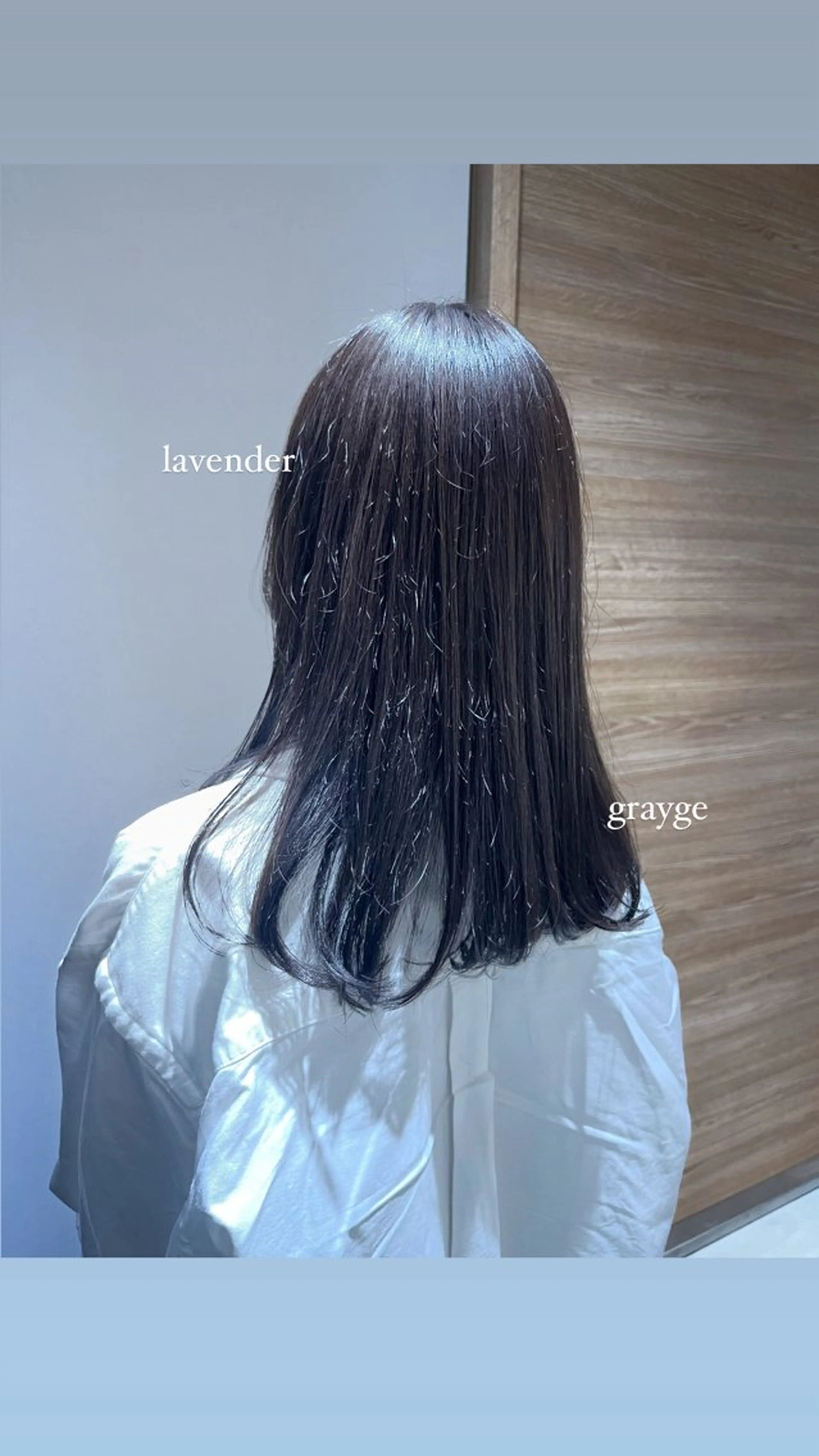 セミロング カラー 透明感ケアカラー/ レイヤー/ryokaのヘアスタイル