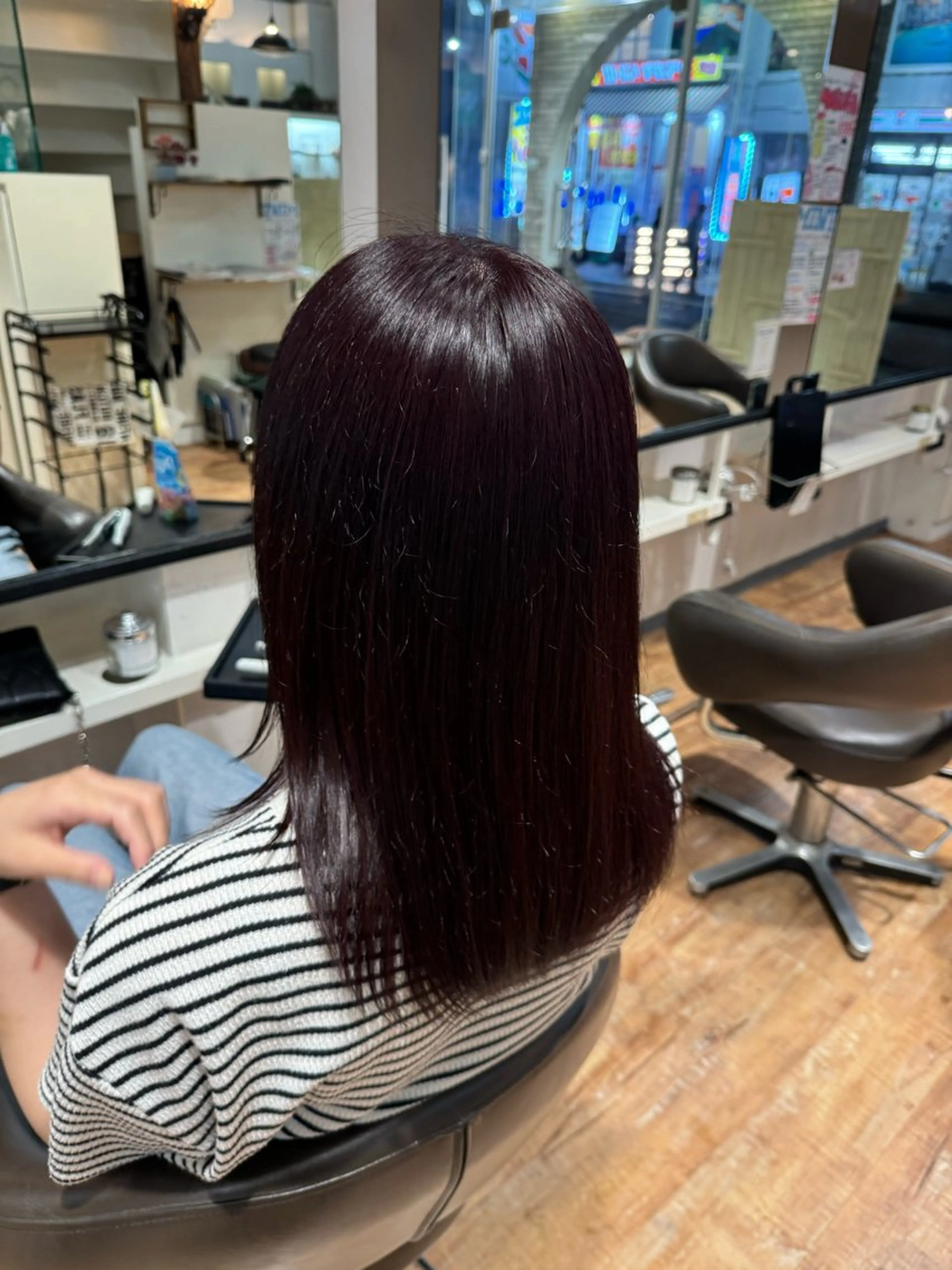 ミディアム カラー ラベンダーカラー ピンクカラー ピンクラベンダー ヘアカラー トリートメント hip's eyes 渡辺舜のヘアスタイル