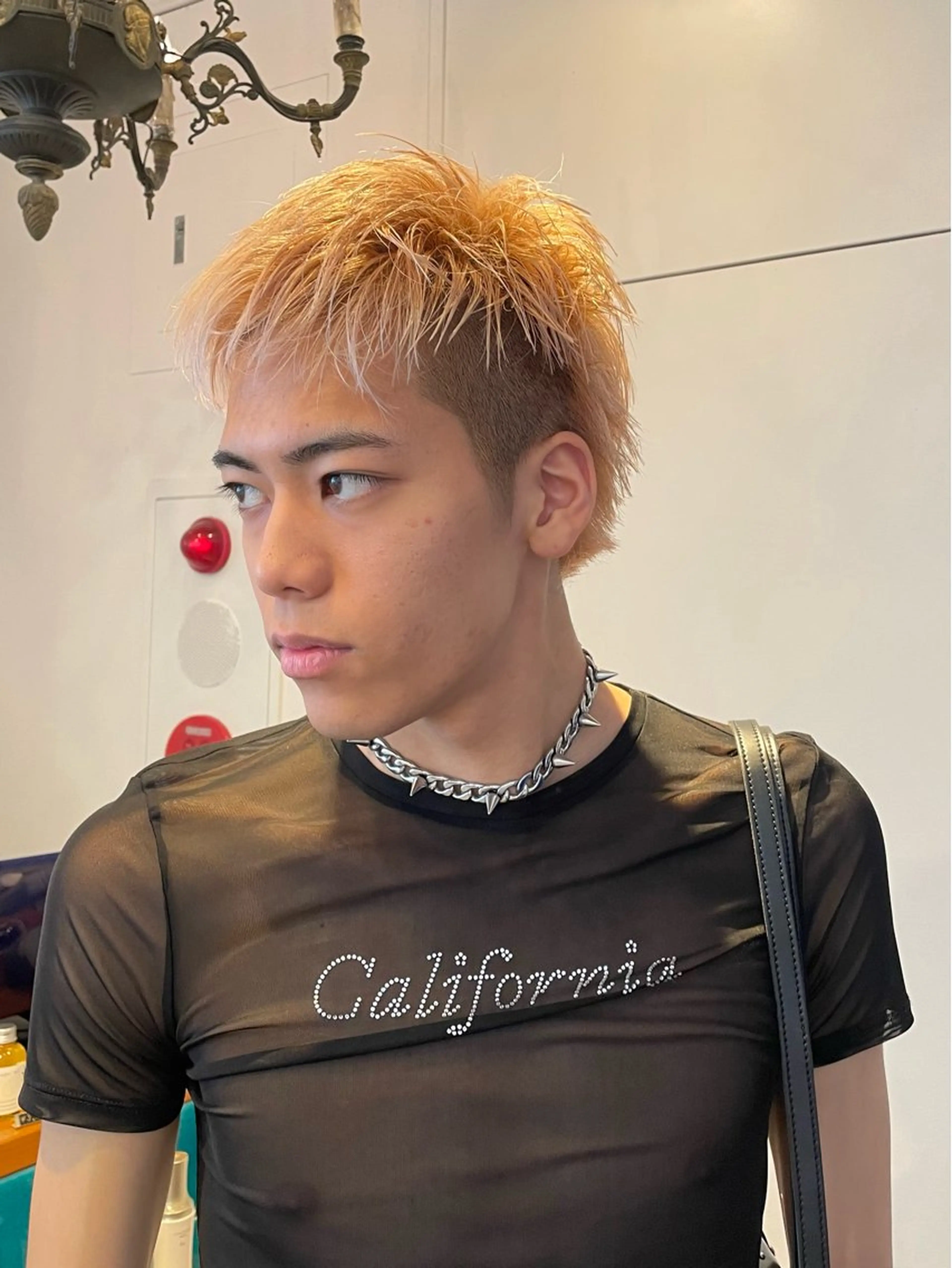 ショート カラー メンズ 韓国ヘア/wカラー レイヤー/RIN🎀のヘアスタイル