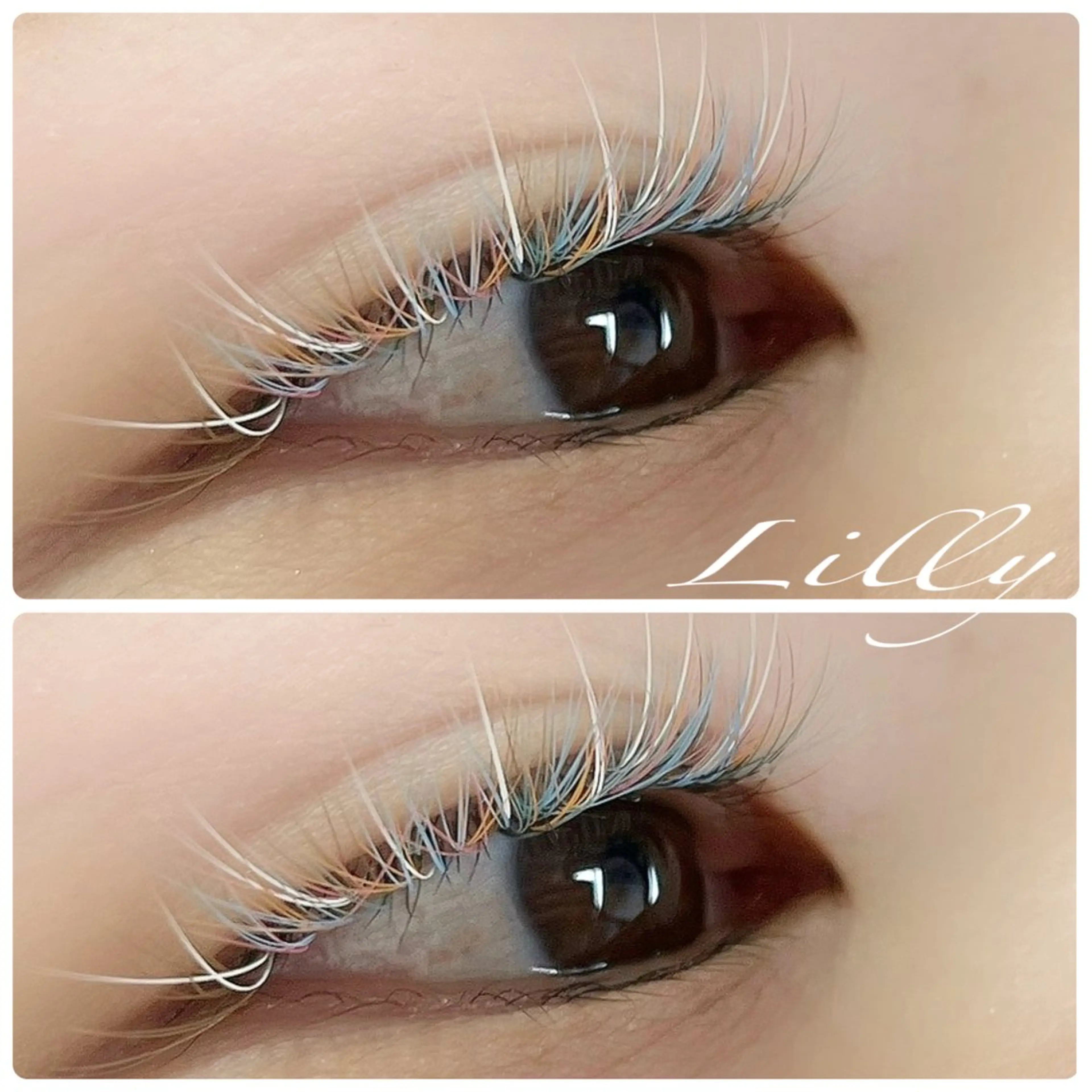 マツエク・マツパ カラーマツエク U. Kanaのマツエク・マツパデザイン