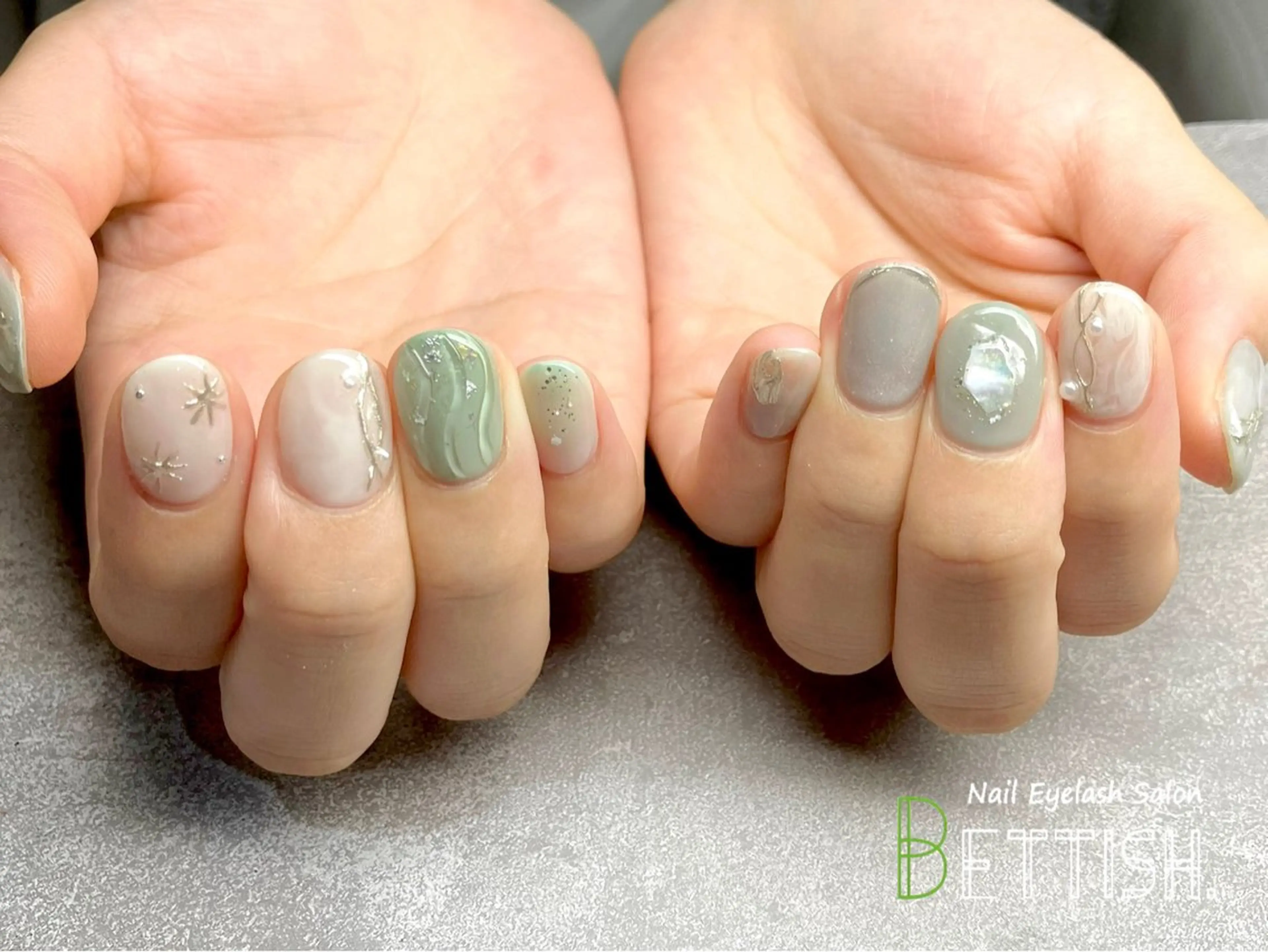 ネイル 持ち込み ブライダルネイル ハンドネイル BETTISH. KUMIKO☺︎︎のネイルデザイン