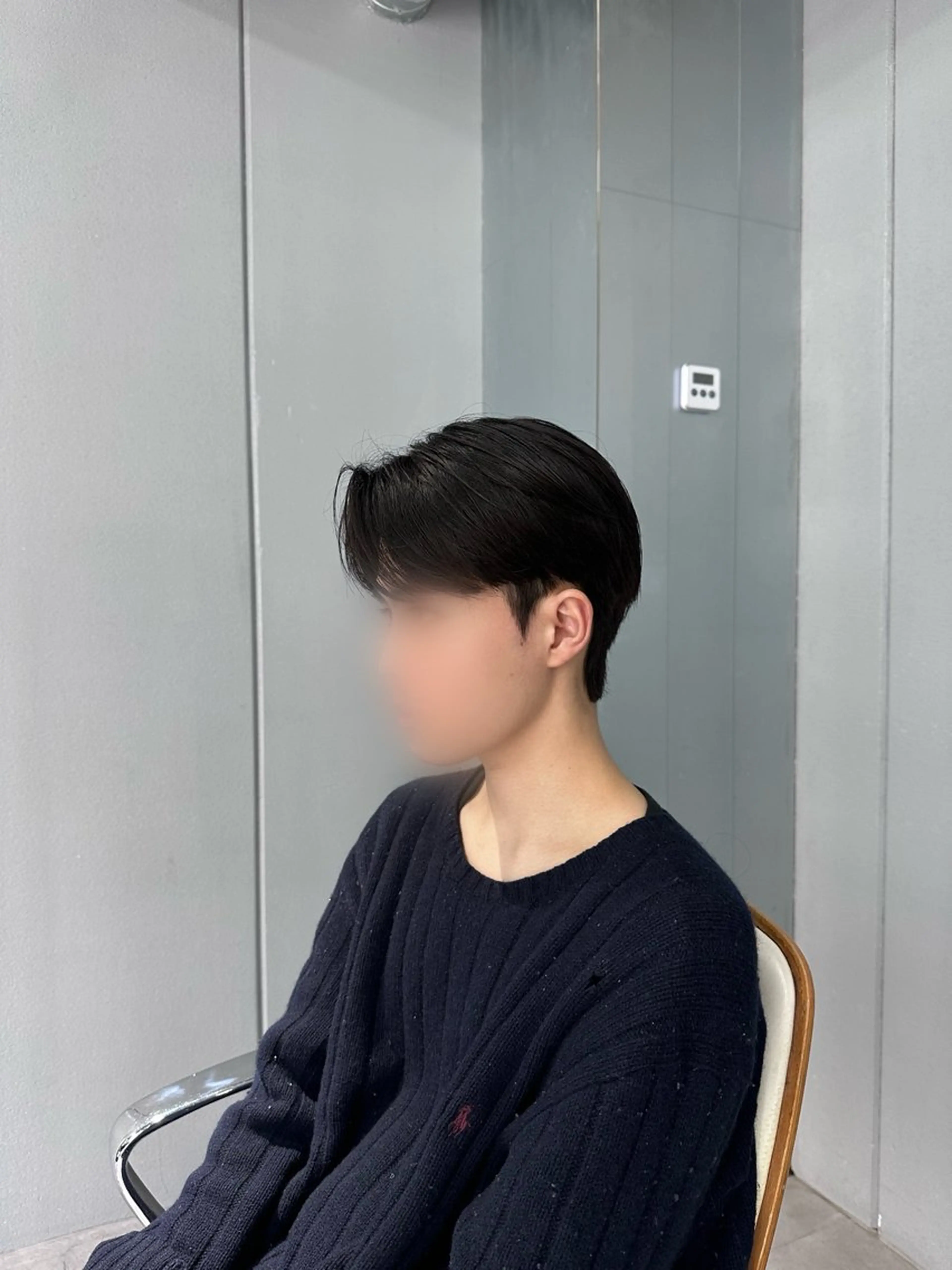 カラー メンズ ダウンパーマ メンズ韓国風 メンズパーマ カット ヘアカラー 梅田/パーマ/ 韓国メンズヘア/ハタのヘアスタイル