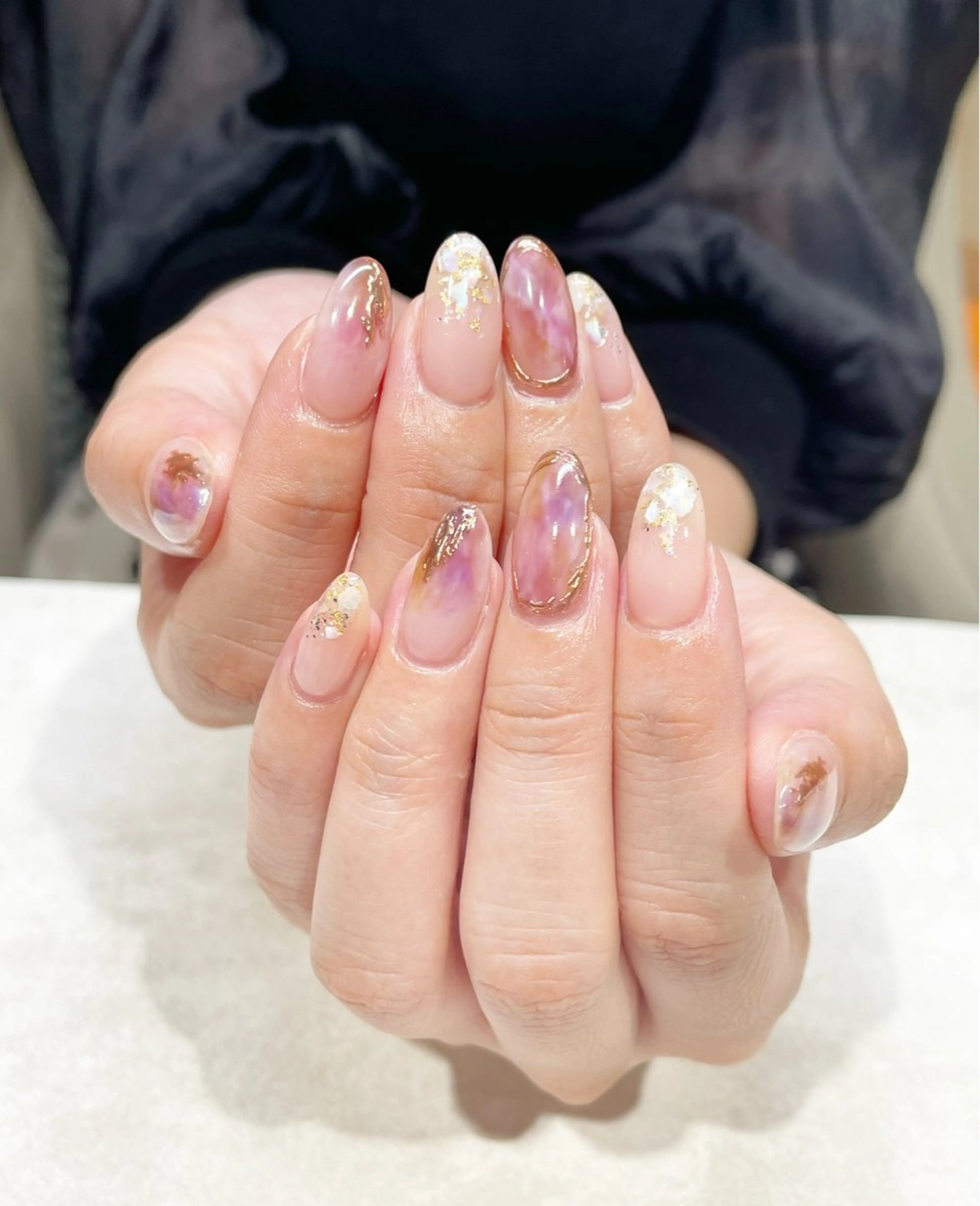 ミディアム LUANA 〜Eyelash&Nail〜所属・長崎 真帆のネイルデザイン
