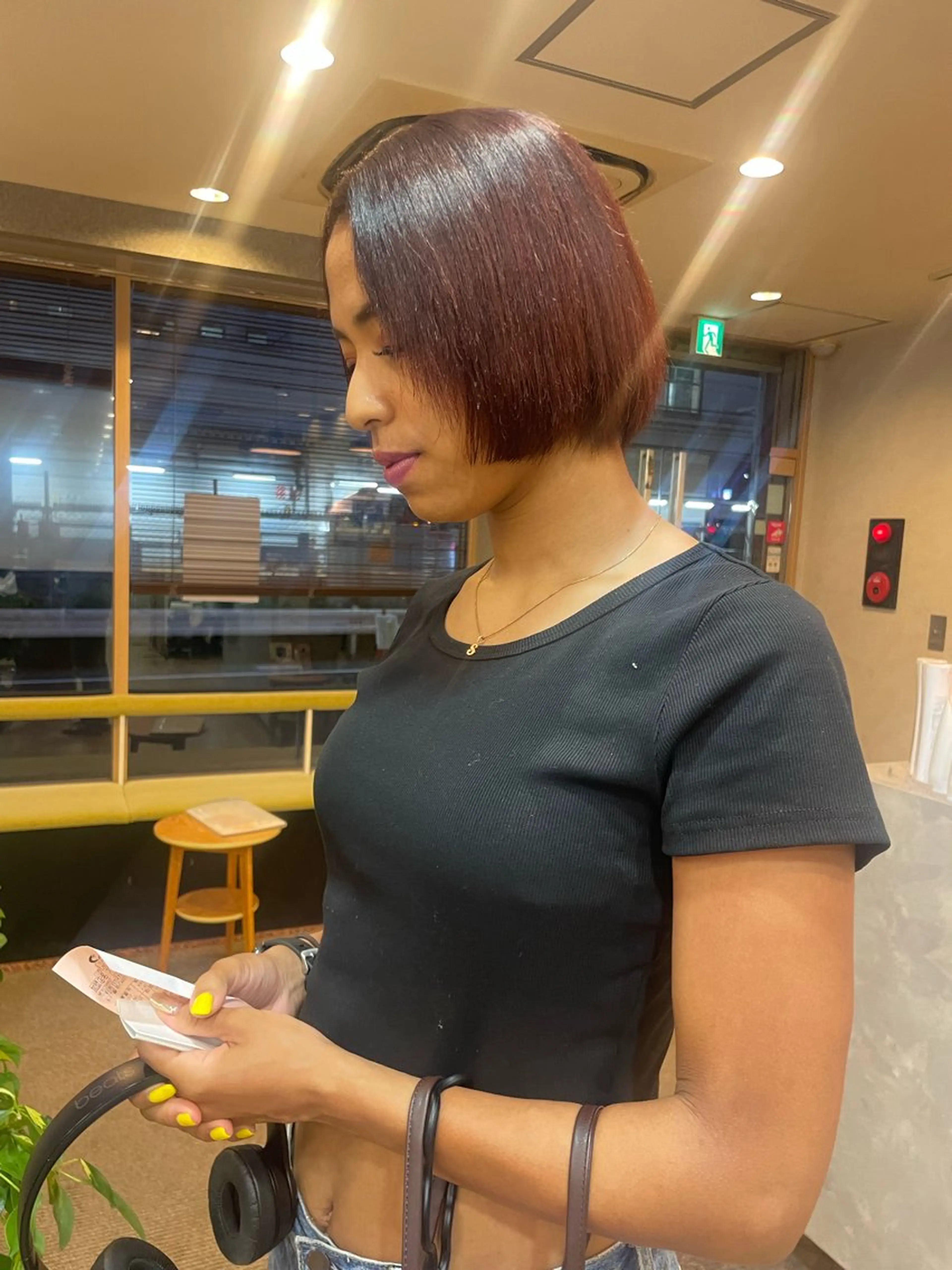 ショート カラー 縮毛矯正 髪質改善/Bloss om🌷高橋沙衣のヘアスタイル