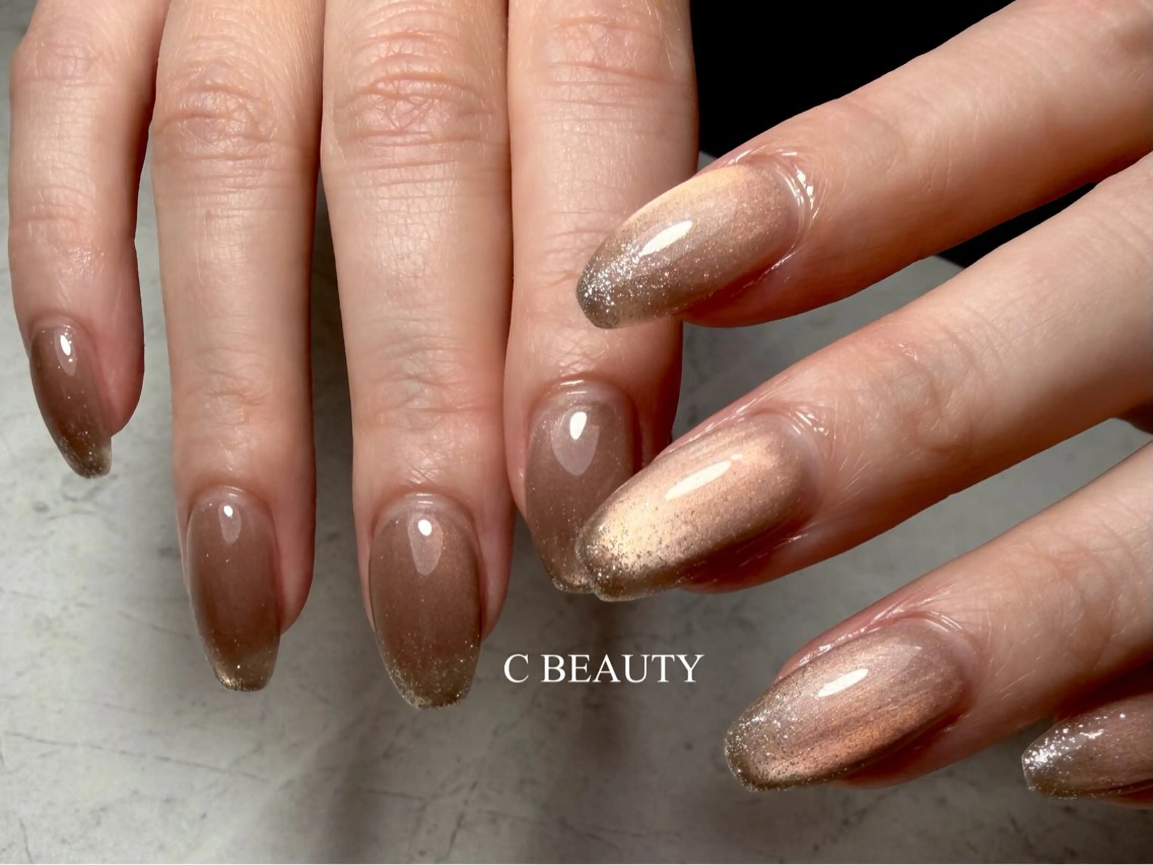 ネイル ラメ(グリッター) ラメグラデーション 【C BEAUTY】 kobayashiのネイルデザイン