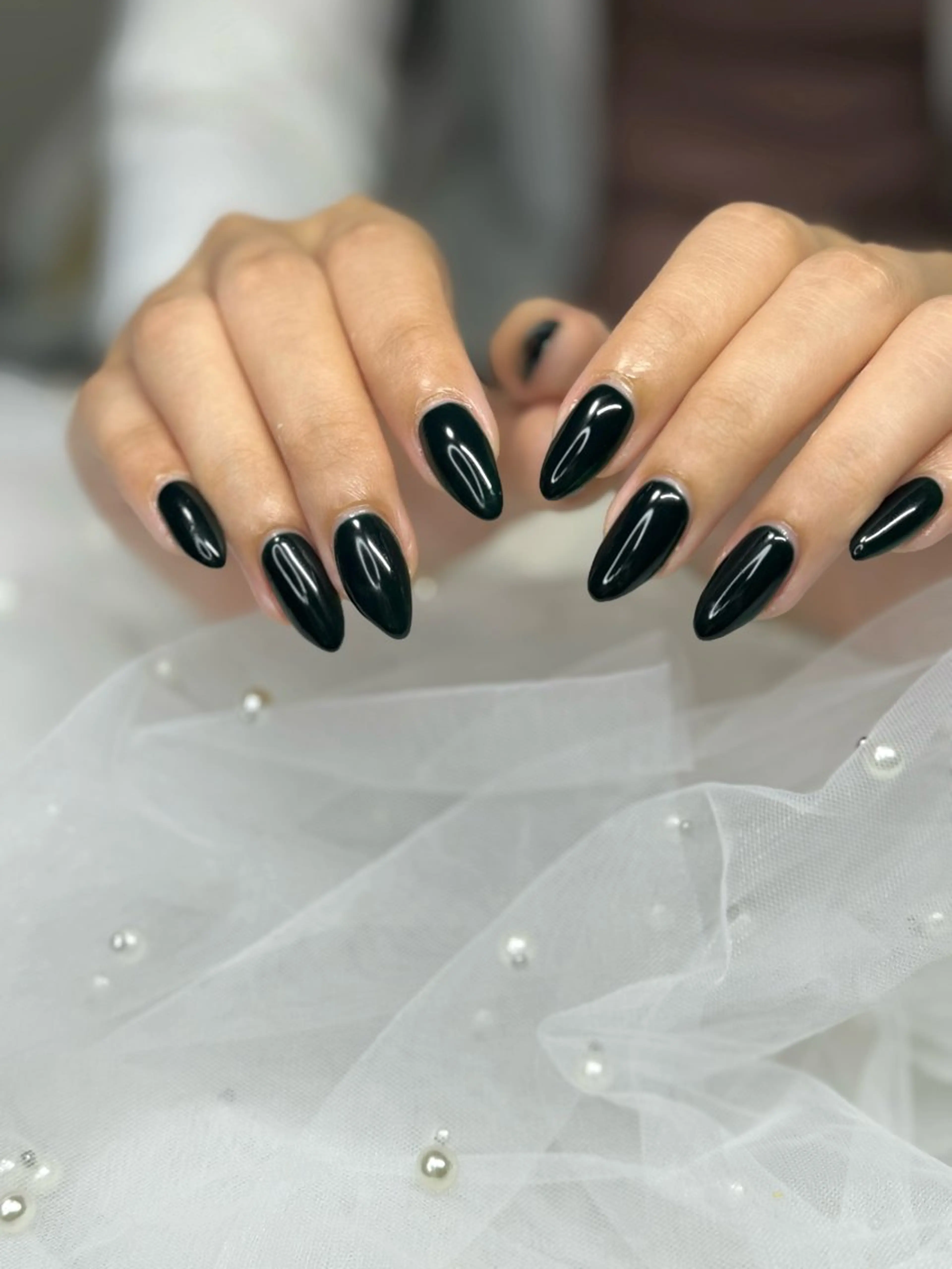 ネイル べっ甲ネイル フットネイル フレンチネイル グリーン ミラーネイル VENa eye＆ nail salonのマツエク・マツパデザイン