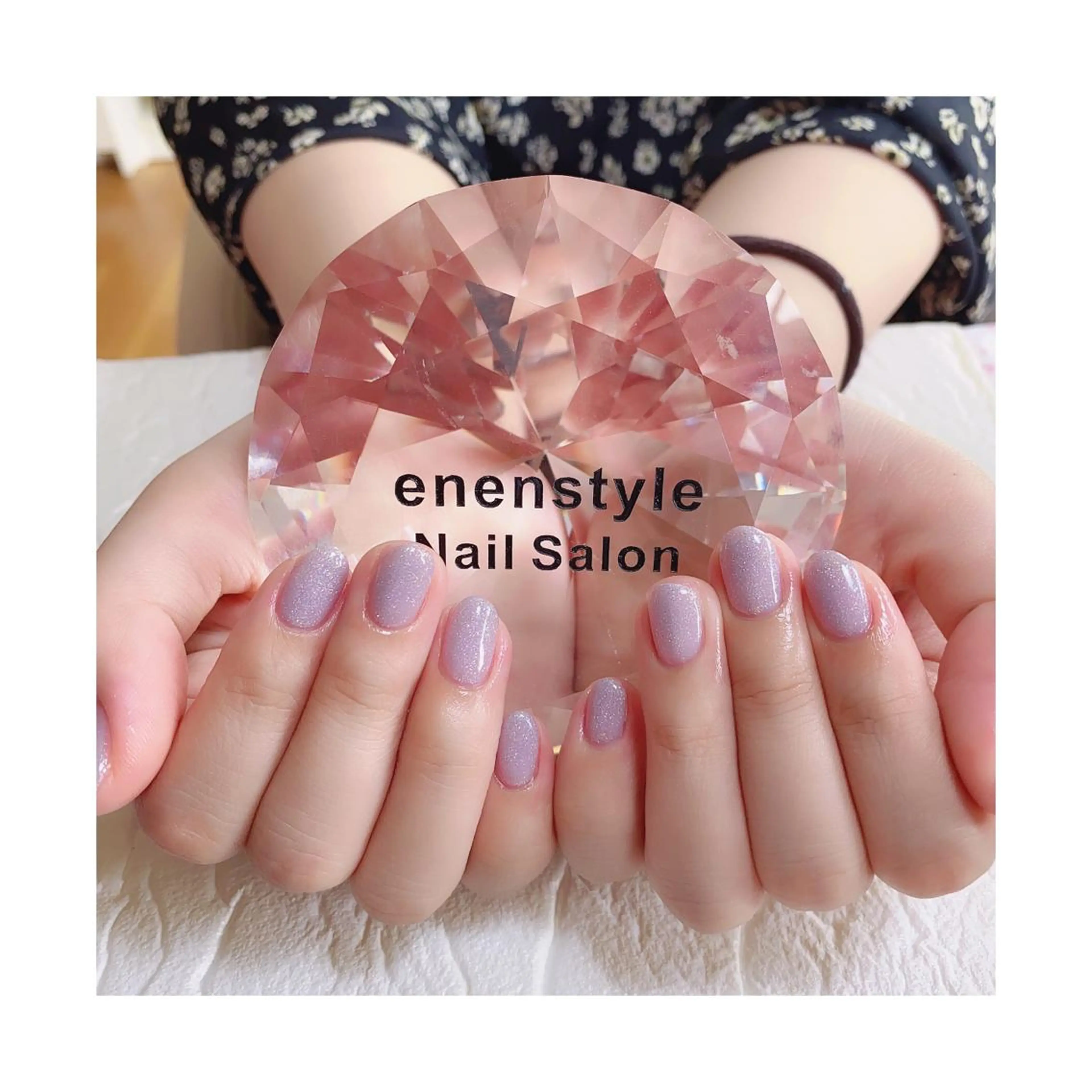 ミディアム ネイル ジェルネイル ニュアンスネイル オフィスネイル ワンカラーネイル パラジェル 👑enen style👑のネイルデザイン