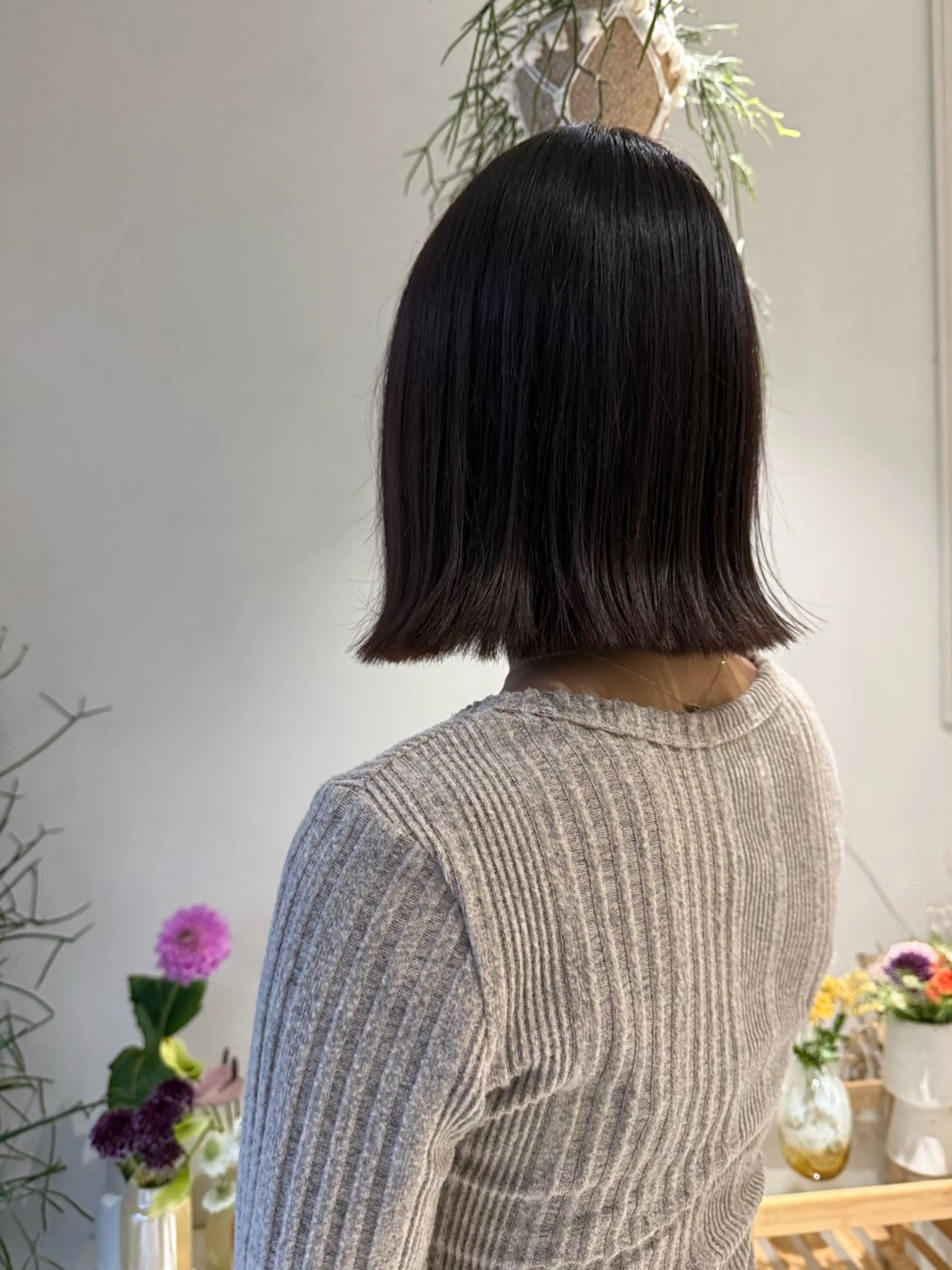 セミロング カラー ヘアカラー 🌷花屋併設サロン 荘司まゆり🌷のヘアスタイル