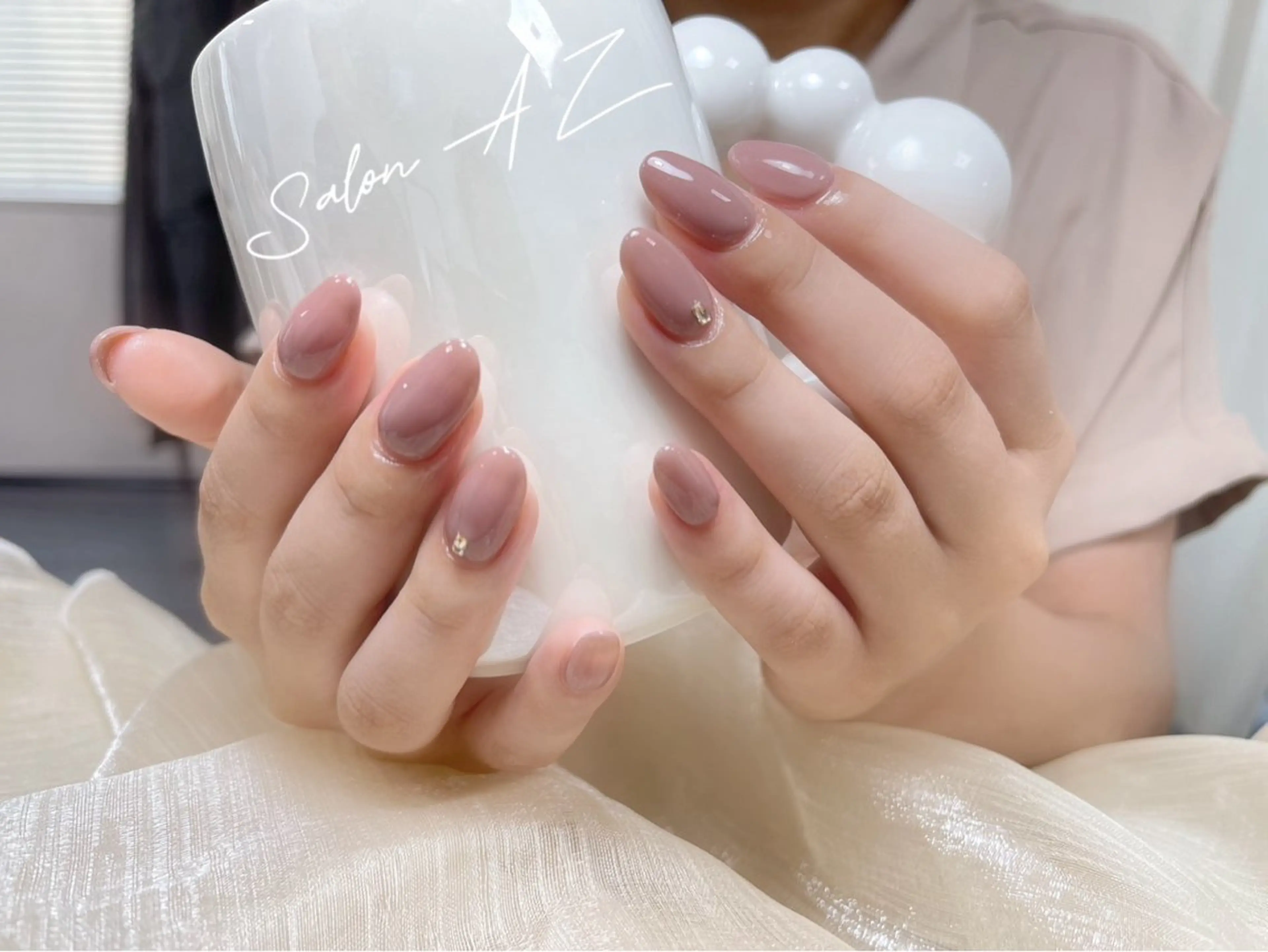 ネイル ワンカラーネイル salon AZのネイルデザイン