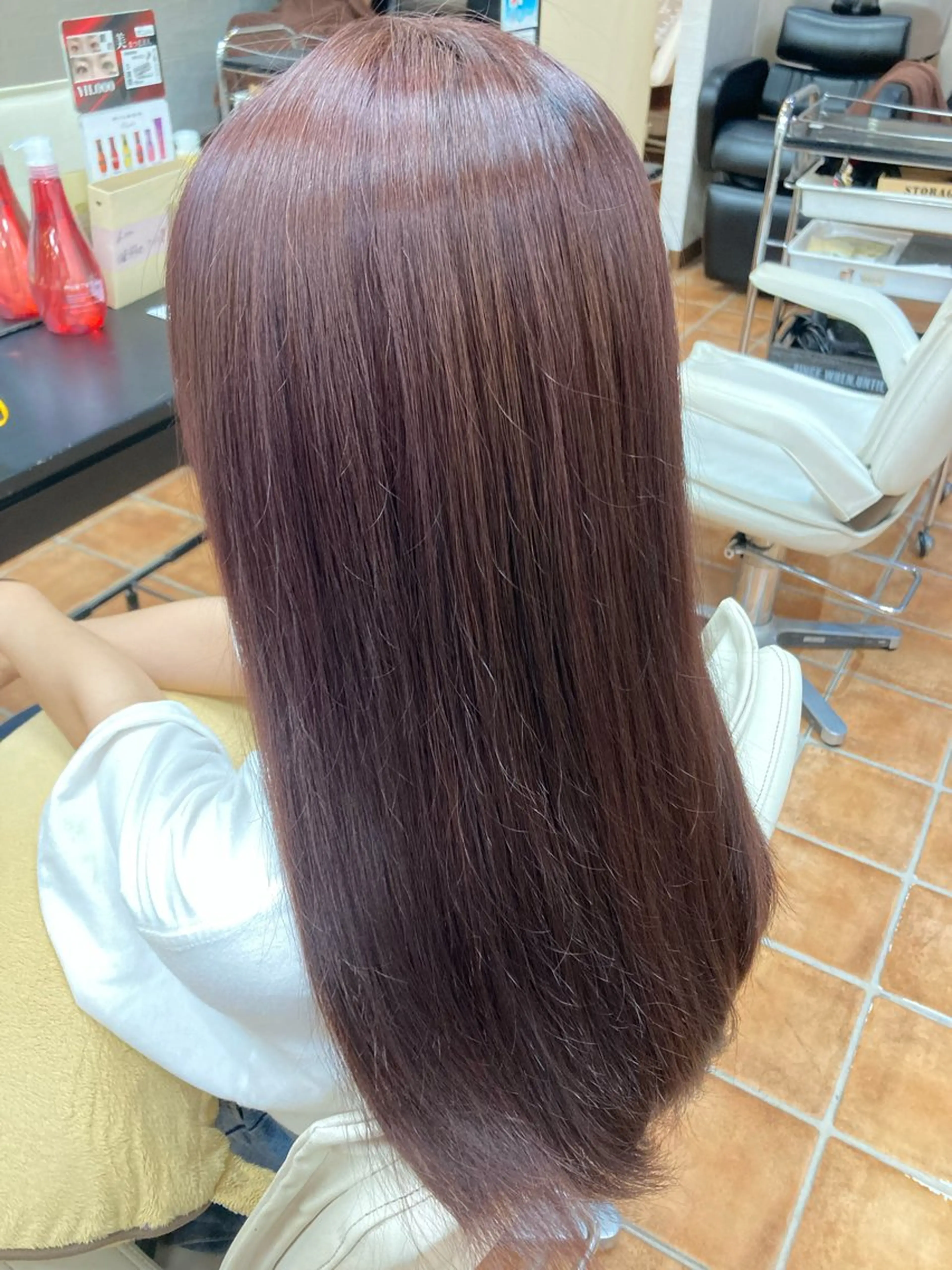 【暖色 寒色】カット➕艶ジェルカラー➕髪質改善ヘアエステトリートメントの写真