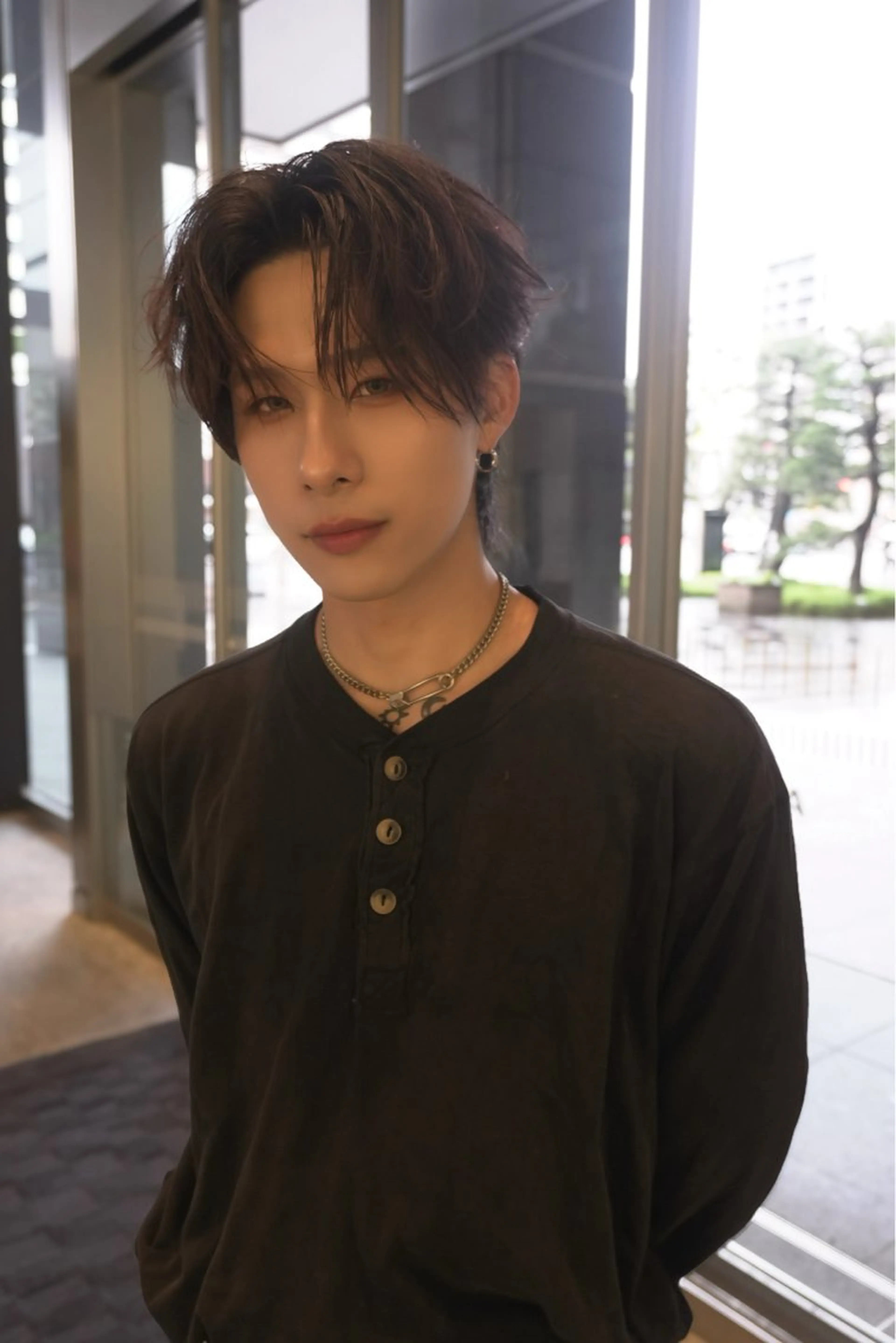 ミディアム メンズ カット 湖城 恵吾のヘアスタイル