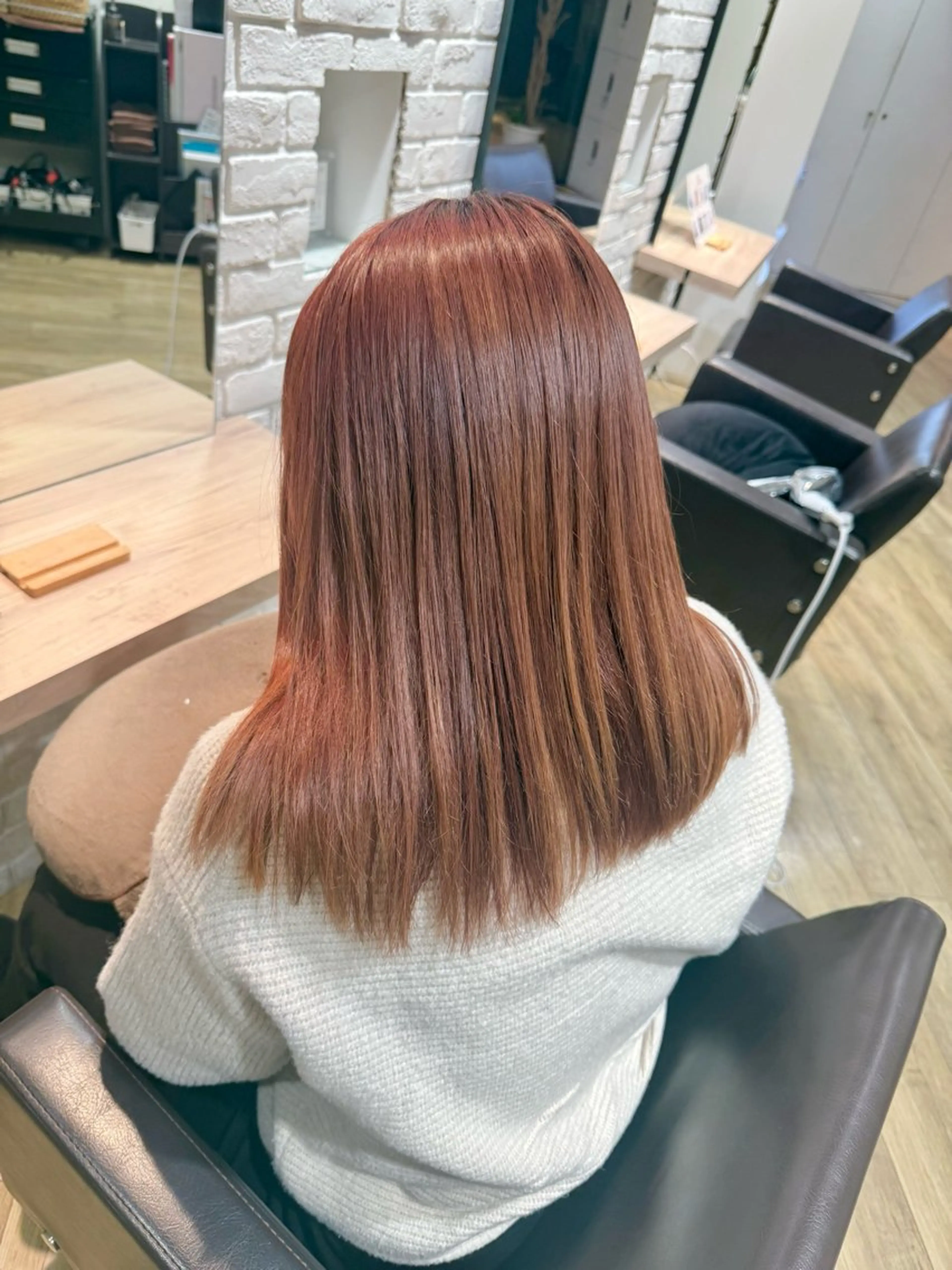 ロング ヘアカラー N+【エヌプラス】所属・川畑 心子のヘアスタイル