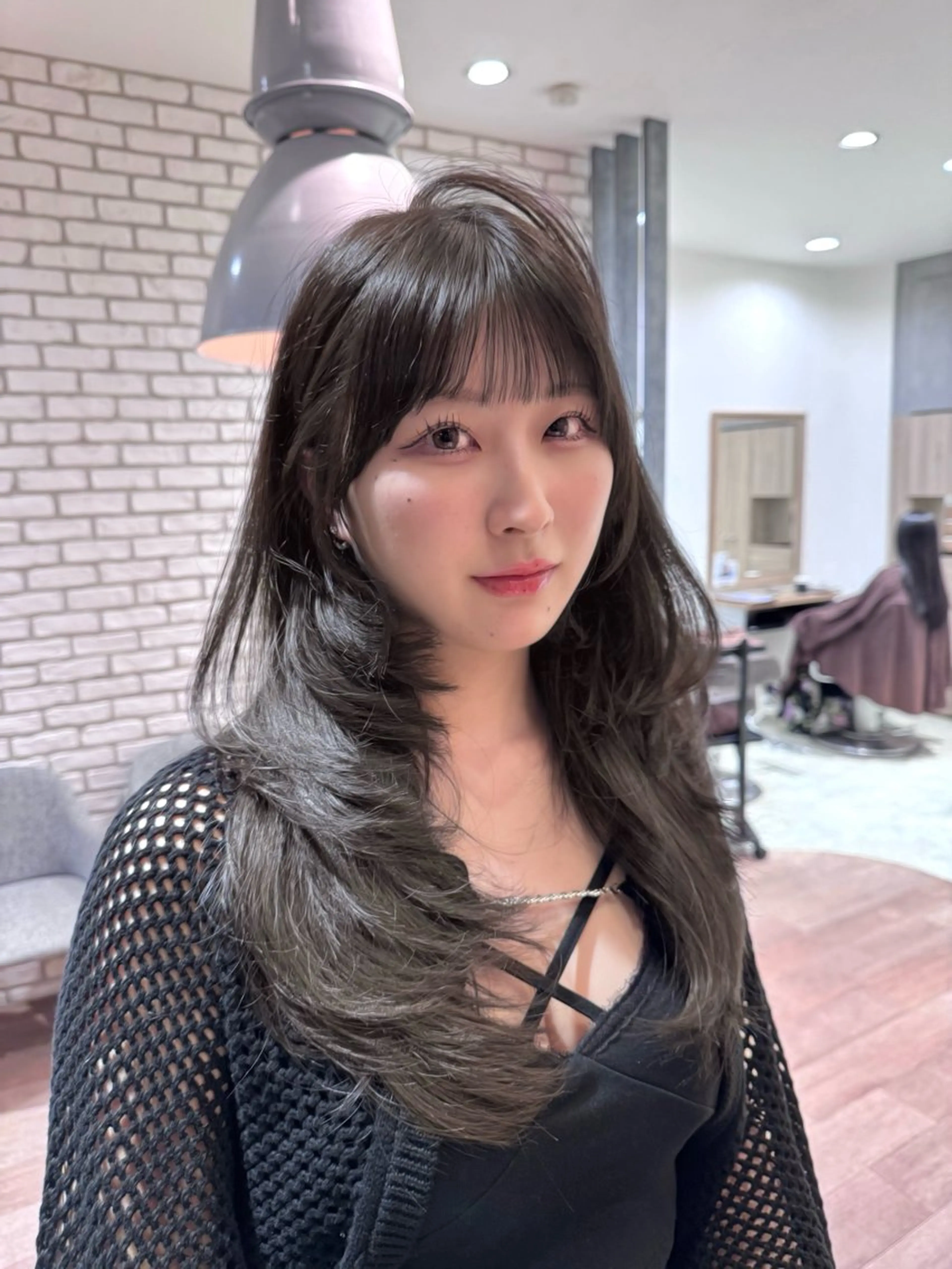 セミロング 映える顔まわり/前髪 特化 💗 ユキマのヘアスタイル