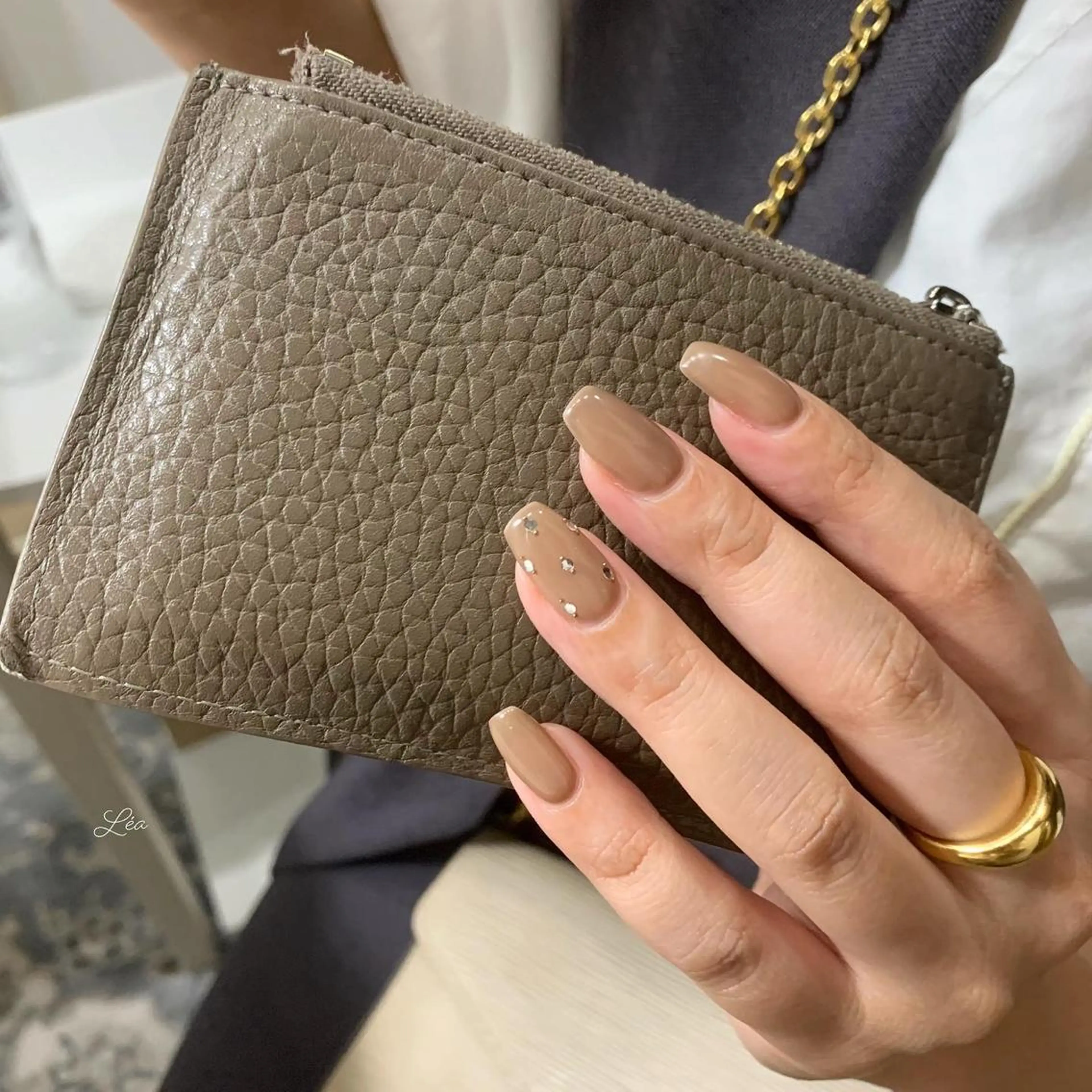 ネイル ジェルネイル パラジェル ソフトジェル ストーンネイル Léa nailのネイルデザイン