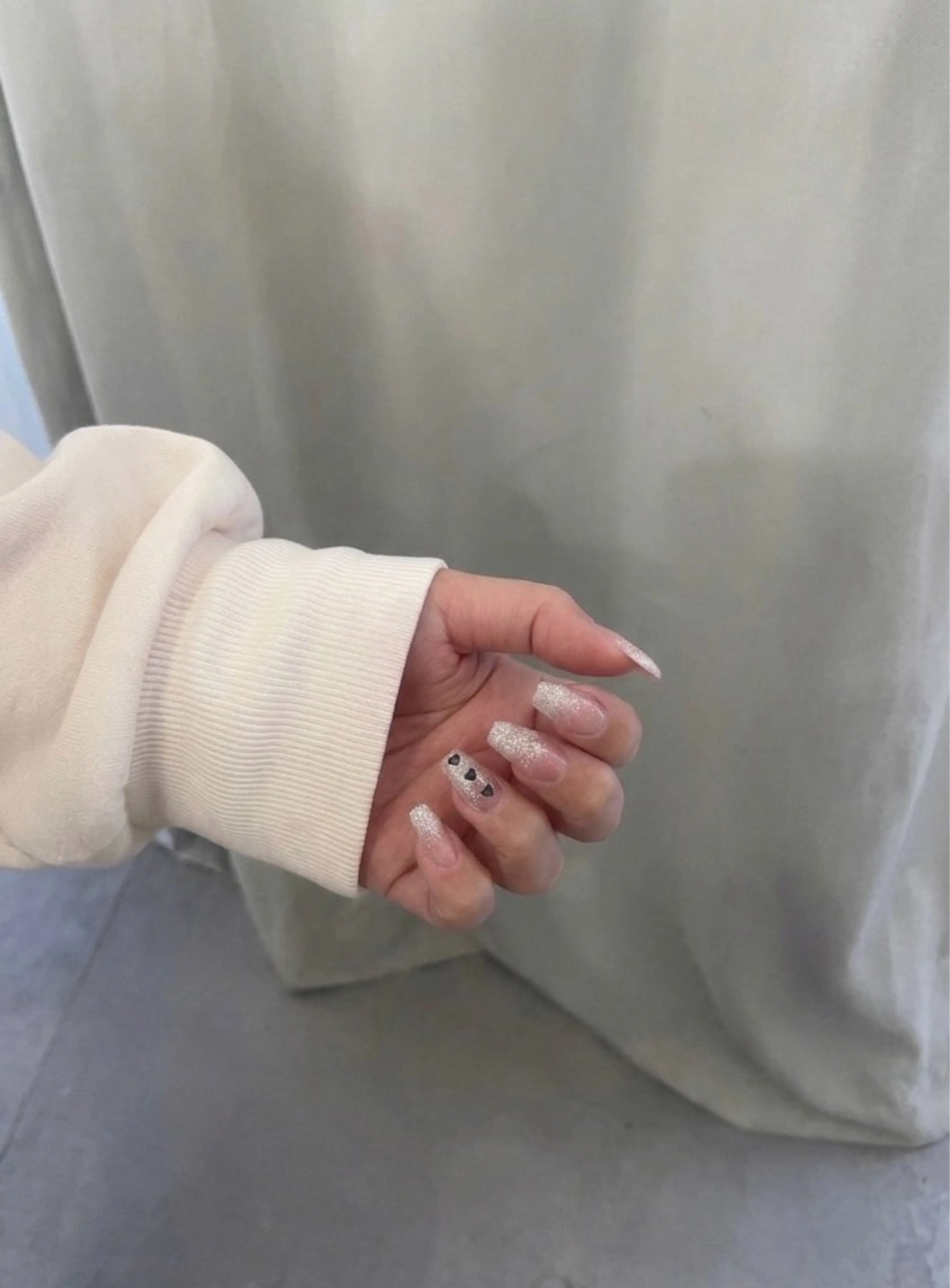 ネイル グラデーション ラメ(グリッター) ラメグラデーション ハンドネイル SSF_ SONOのネイルデザイン