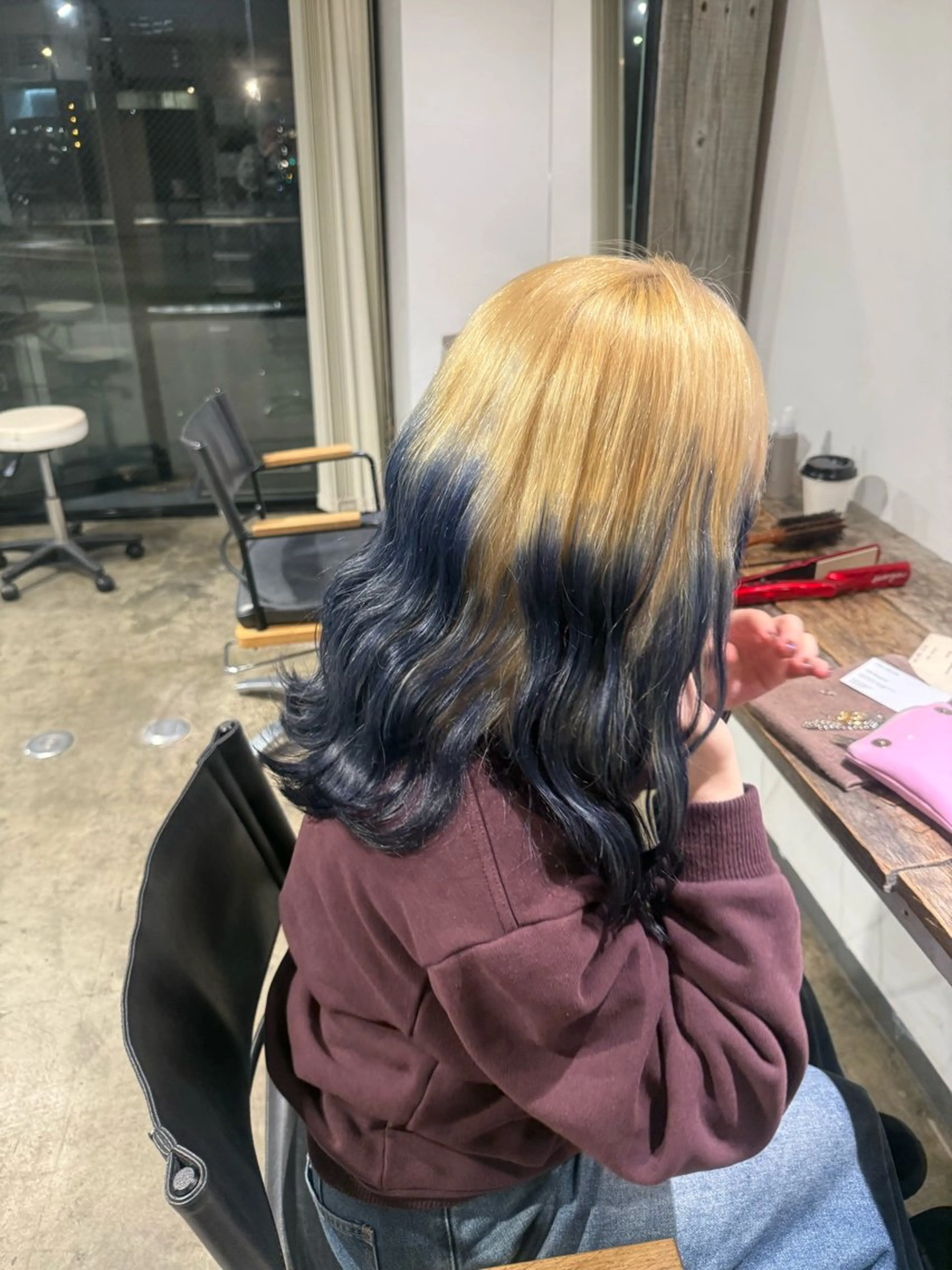ミディアム ヘアカラー トリートメント 🫧ブリーチ/透明感 カラー/メンズ/みきのヘアスタイル