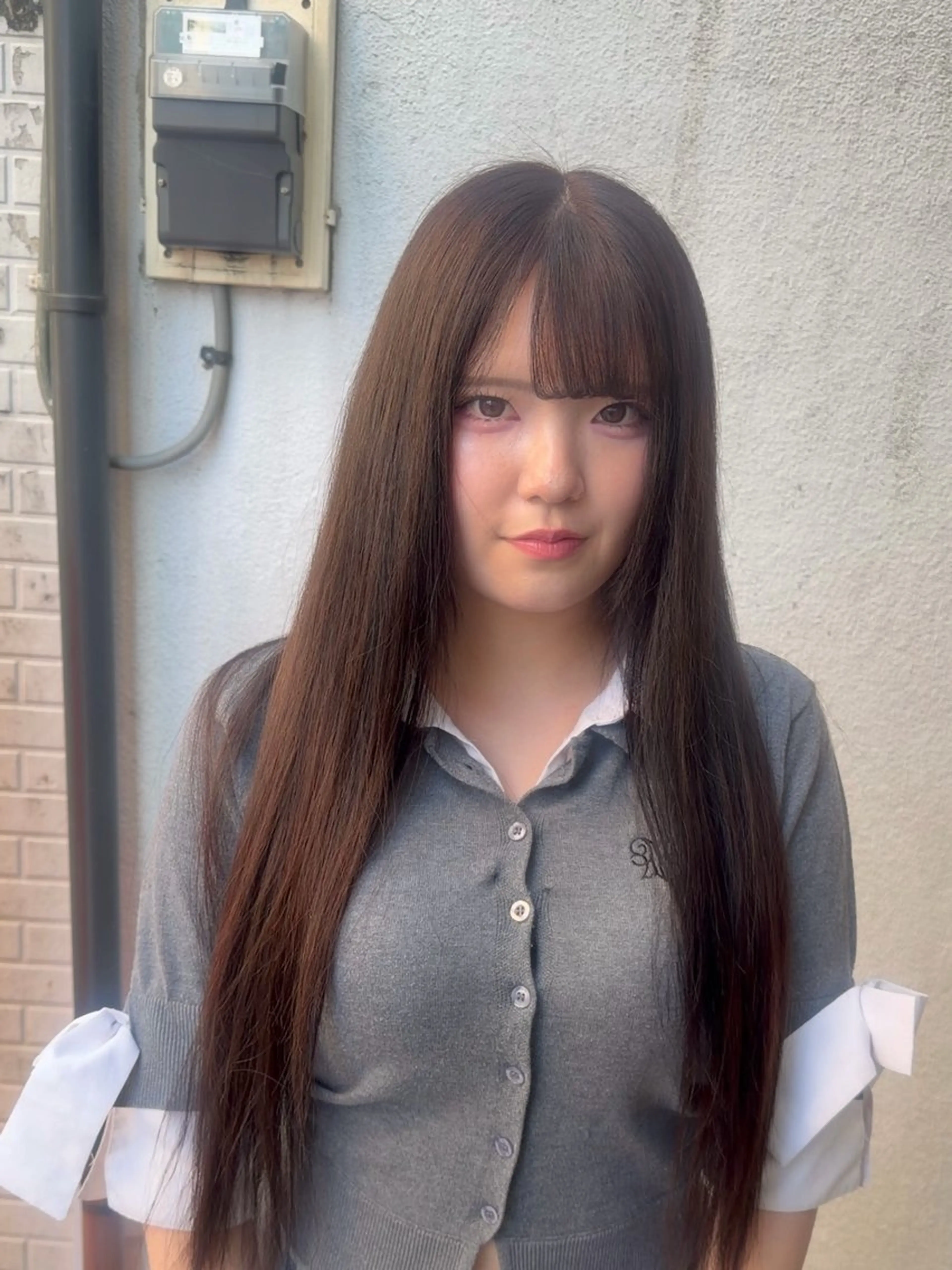 ロング カラー カラー まなみのヘアスタイル