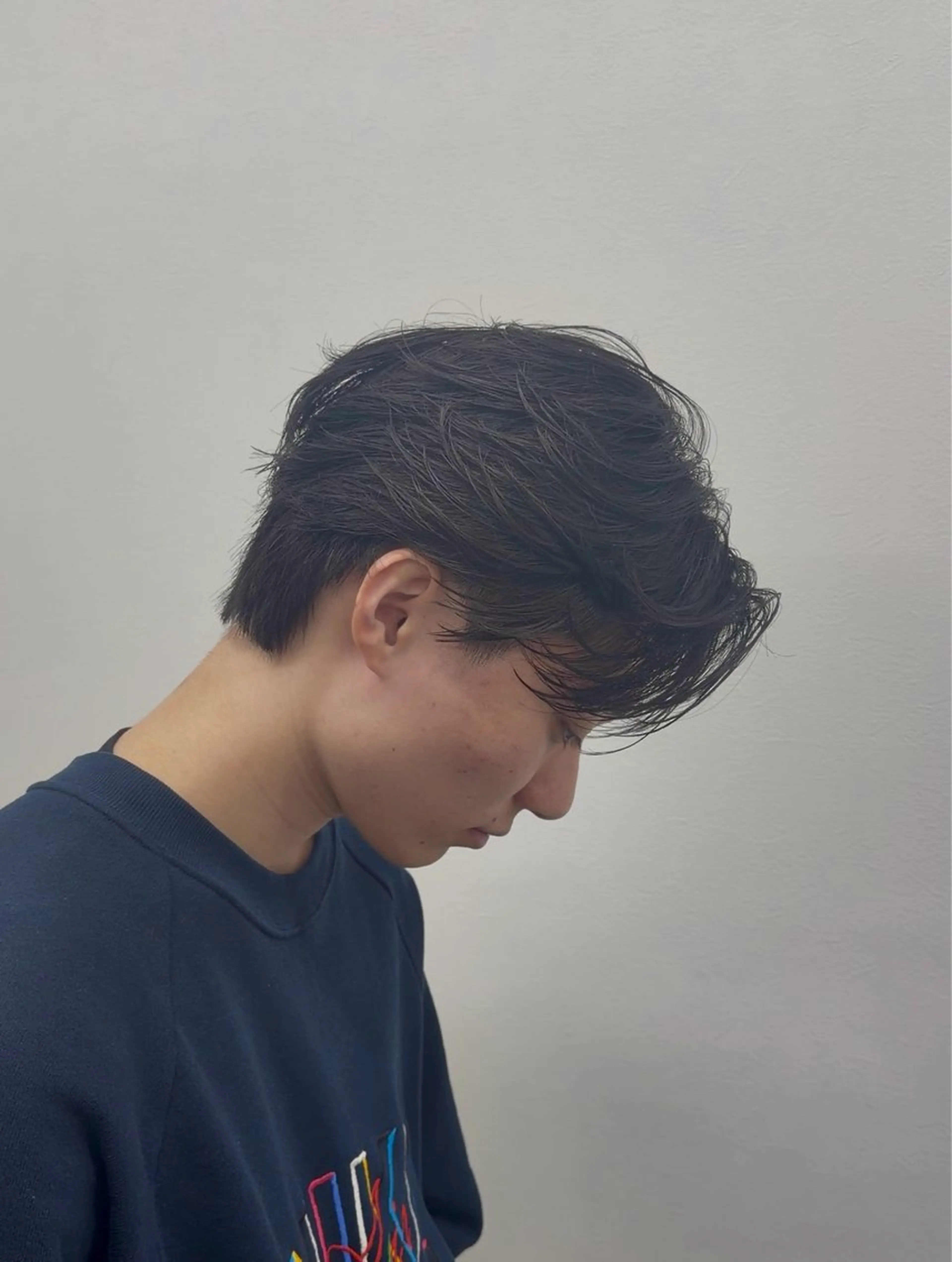 パーマ メンズ カット パーマ ニュアンス/フェザー /ウルフ/伶馬のヘアスタイル