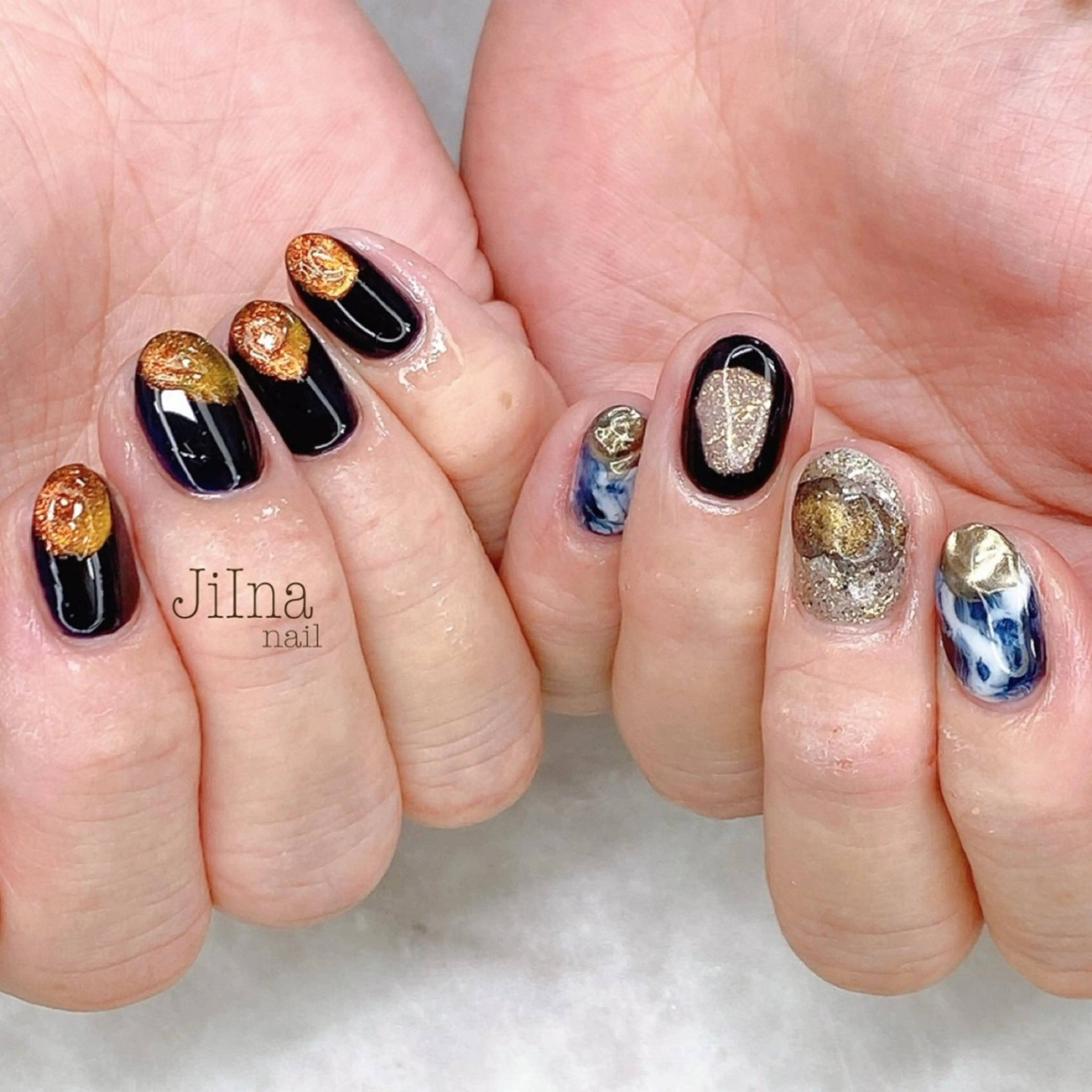 ネイル 持ち込み JiIna nailのネイルデザイン