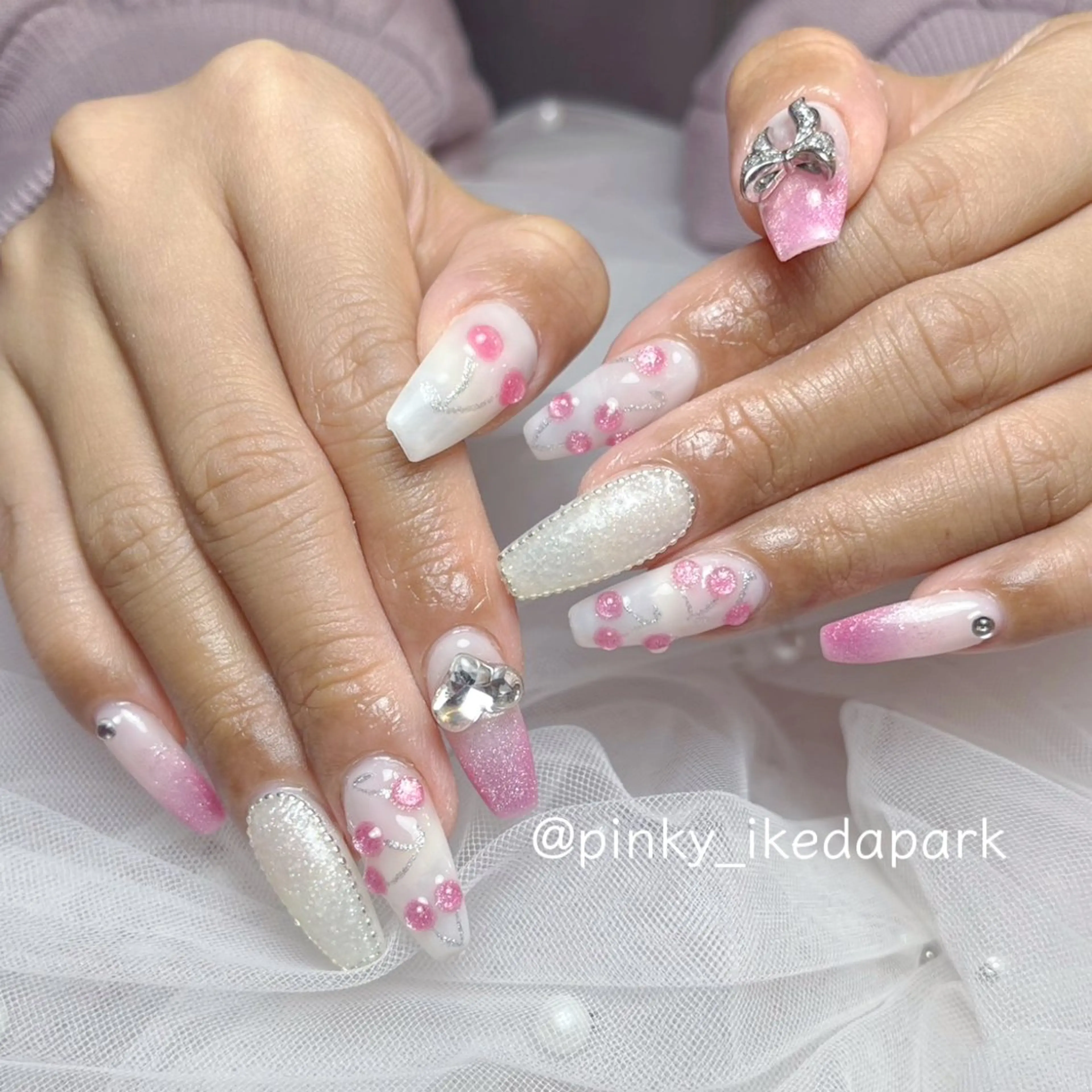 ネイル ハンドネイル ピンキー 池田公園店のネイルデザイン