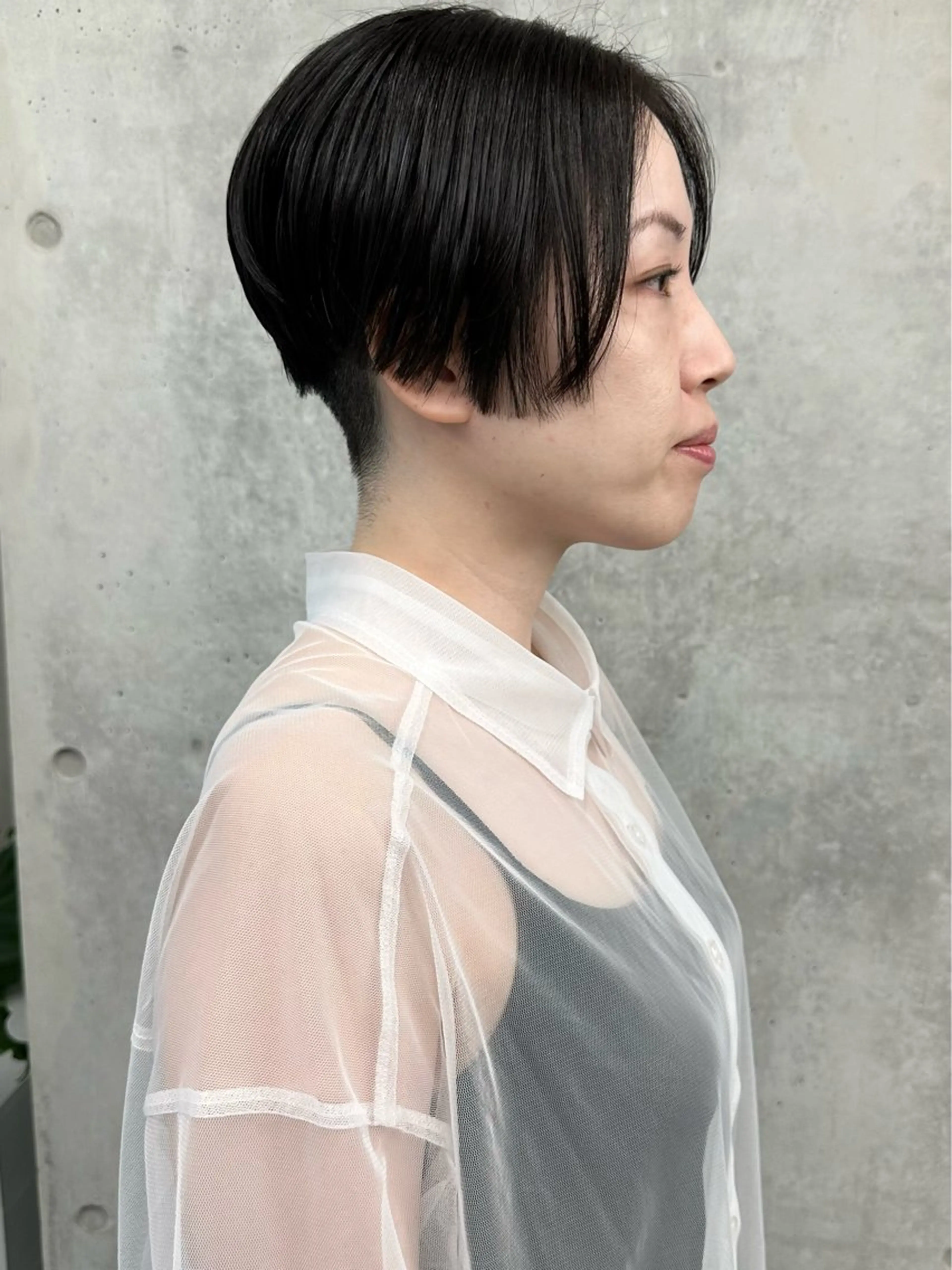 ショート カット ヘッドスパ ボブ/ゆるふわ ボブパーマ/とういのヘアスタイル