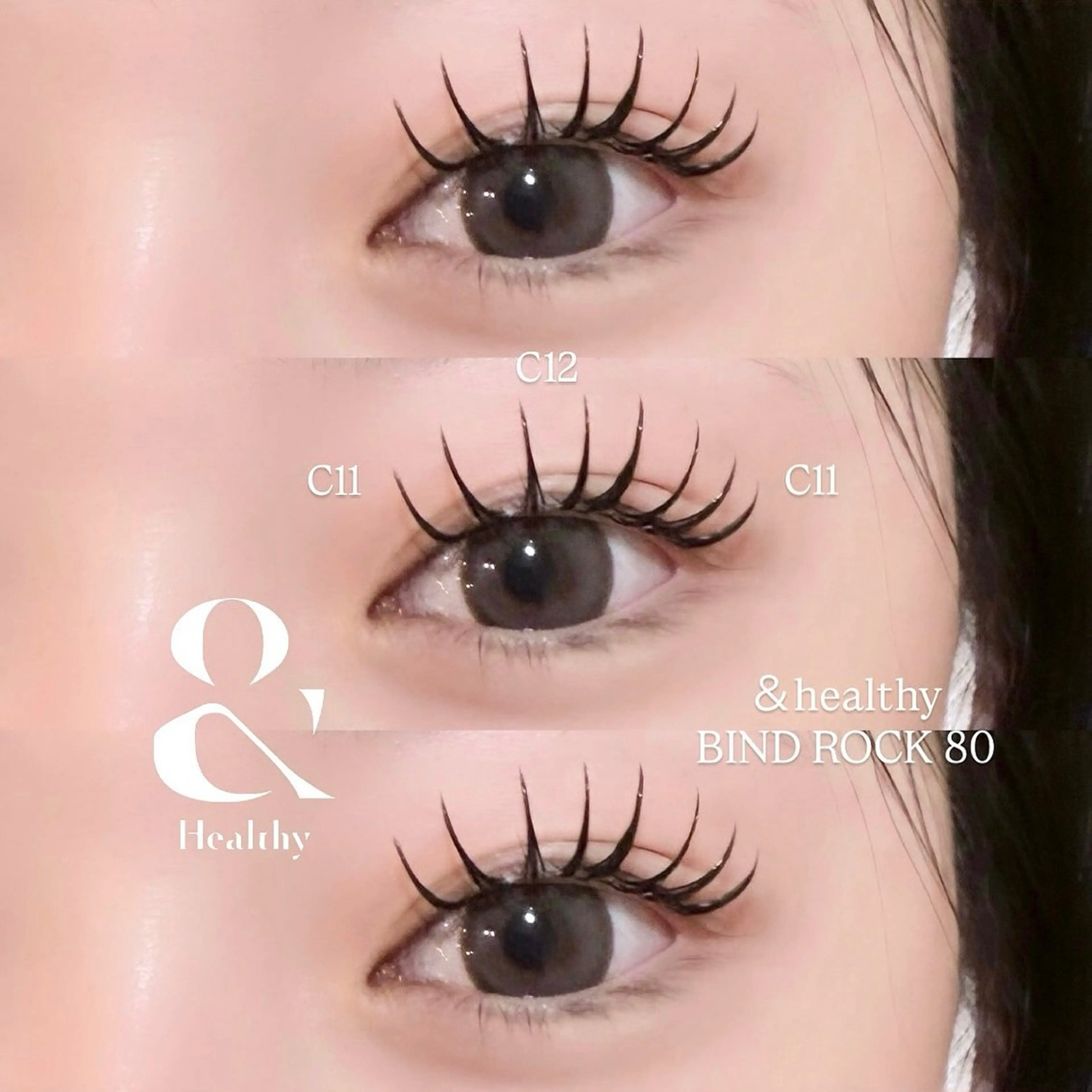 マツエク・マツパ バインドロック マツエク 千島 里歩のマツエク・マツパデザイン