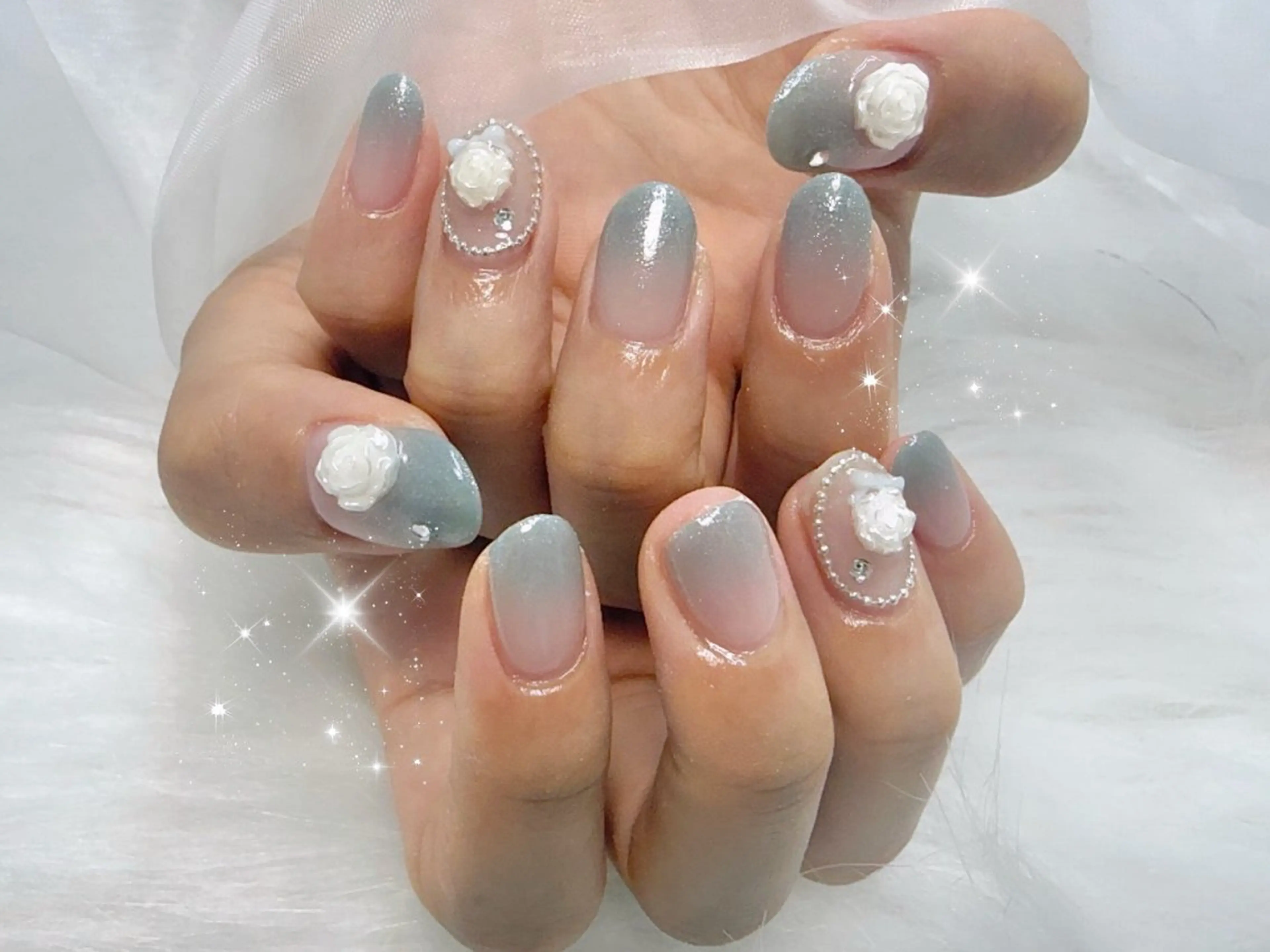 ショート ハンドネイル Lili Nail Studio西荻窪店のネイルデザイン