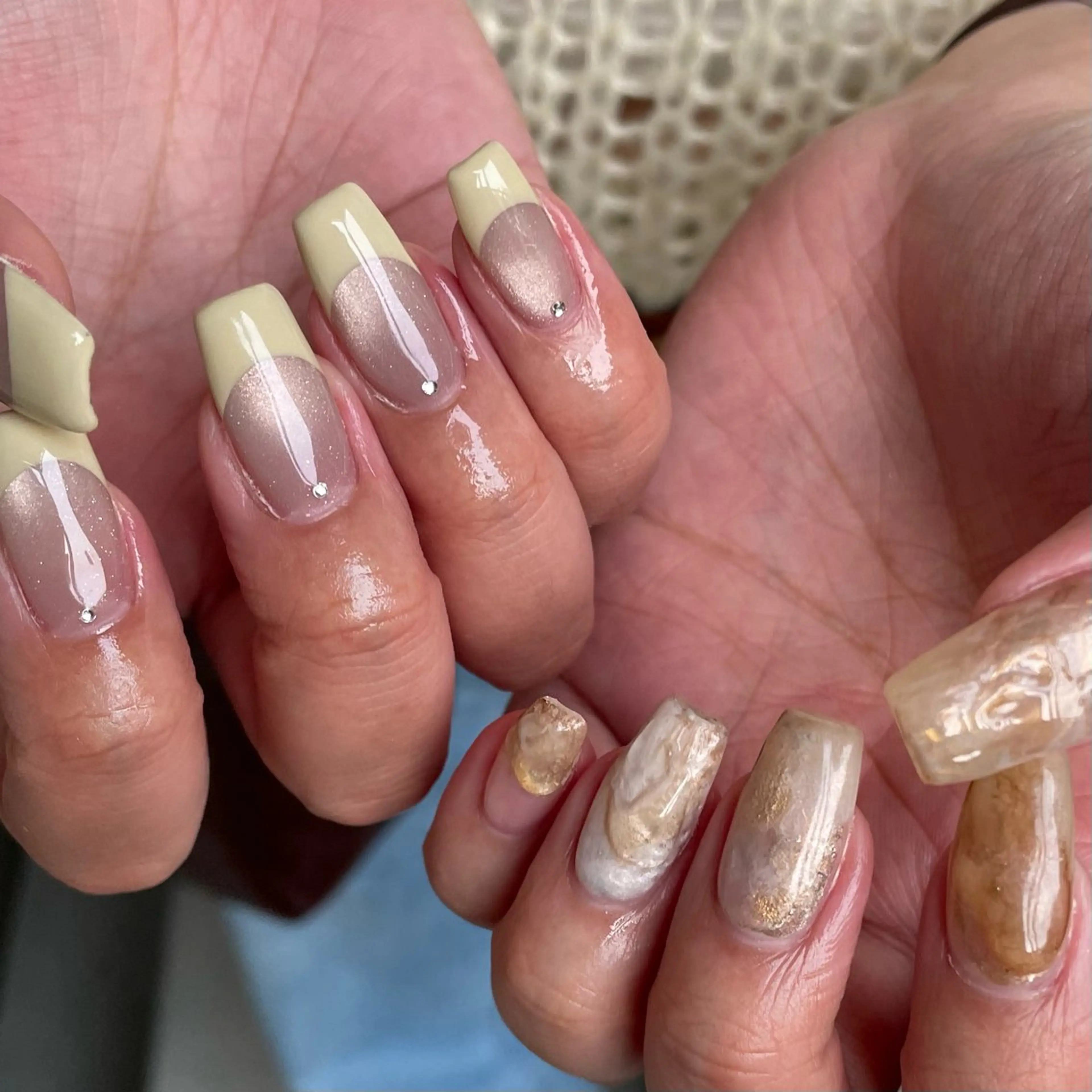 ネイル ニュアンスネイル Manon Yuiのネイルデザイン