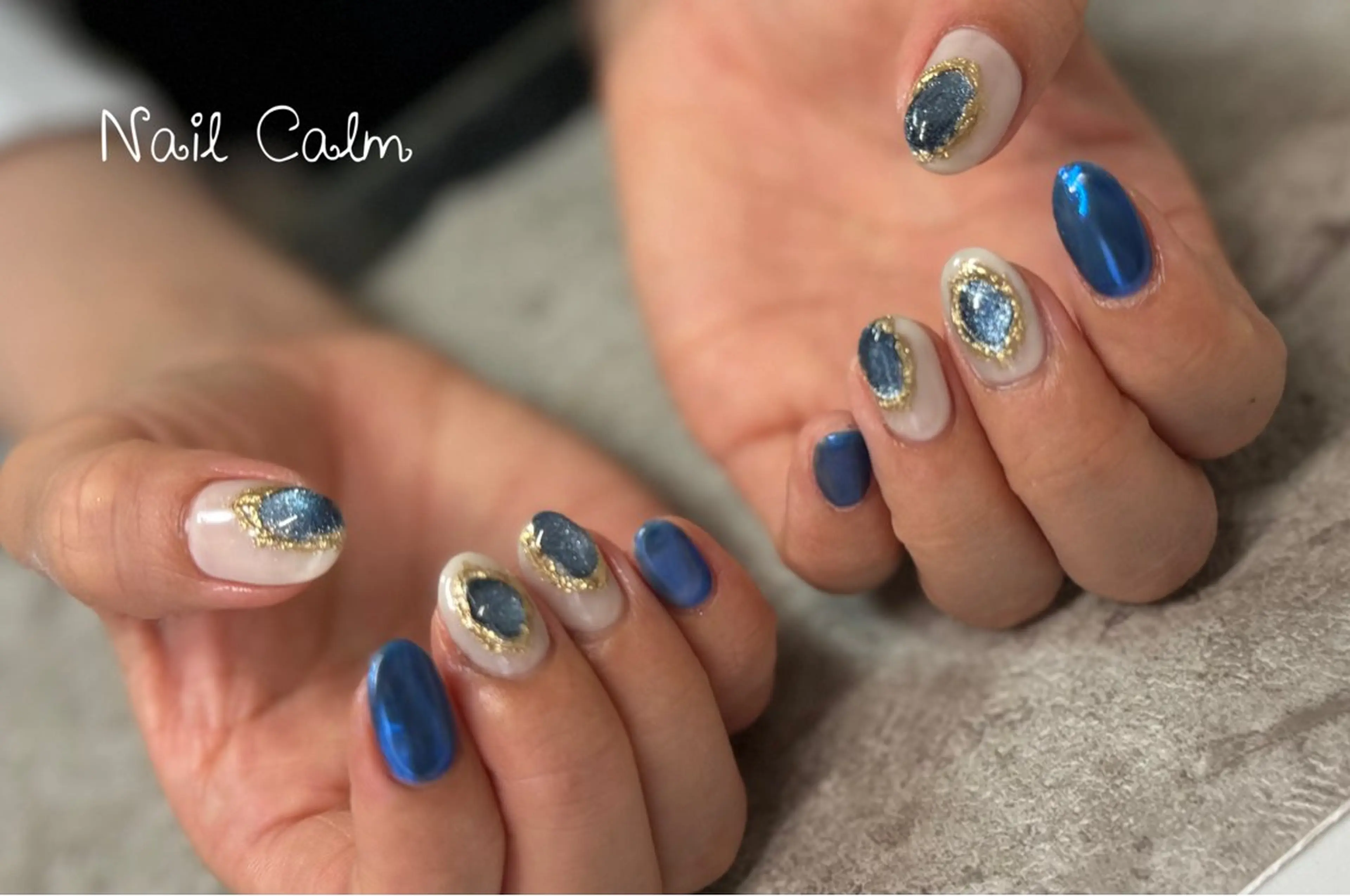 ネイル アートネイル ハンドネイル Nail Calm所属・プライベートサロン Calmのネイルデザイン