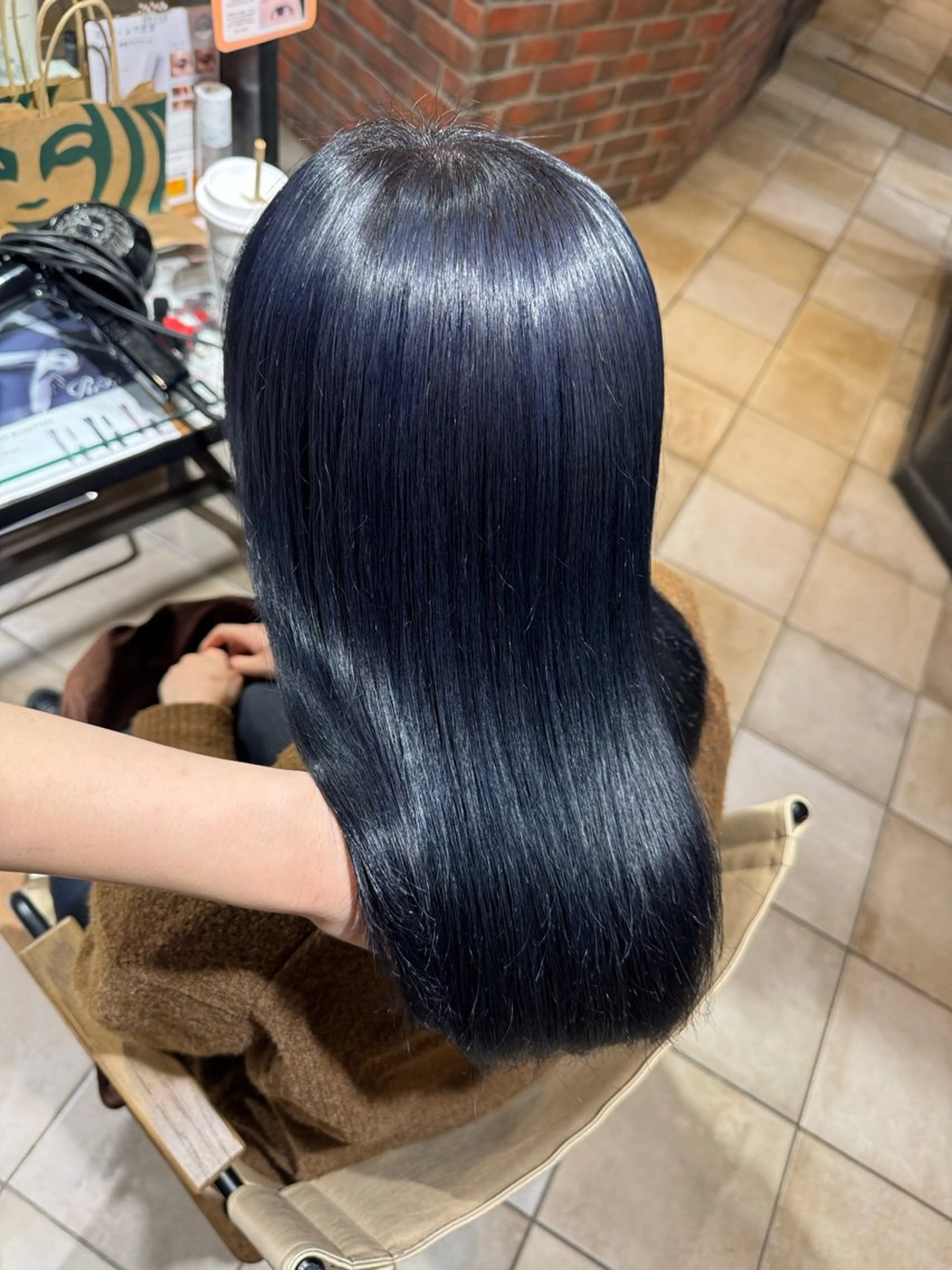 セミロング ヘアカラー トリートメント 【ROA】 MISUZU✨のヘアスタイル