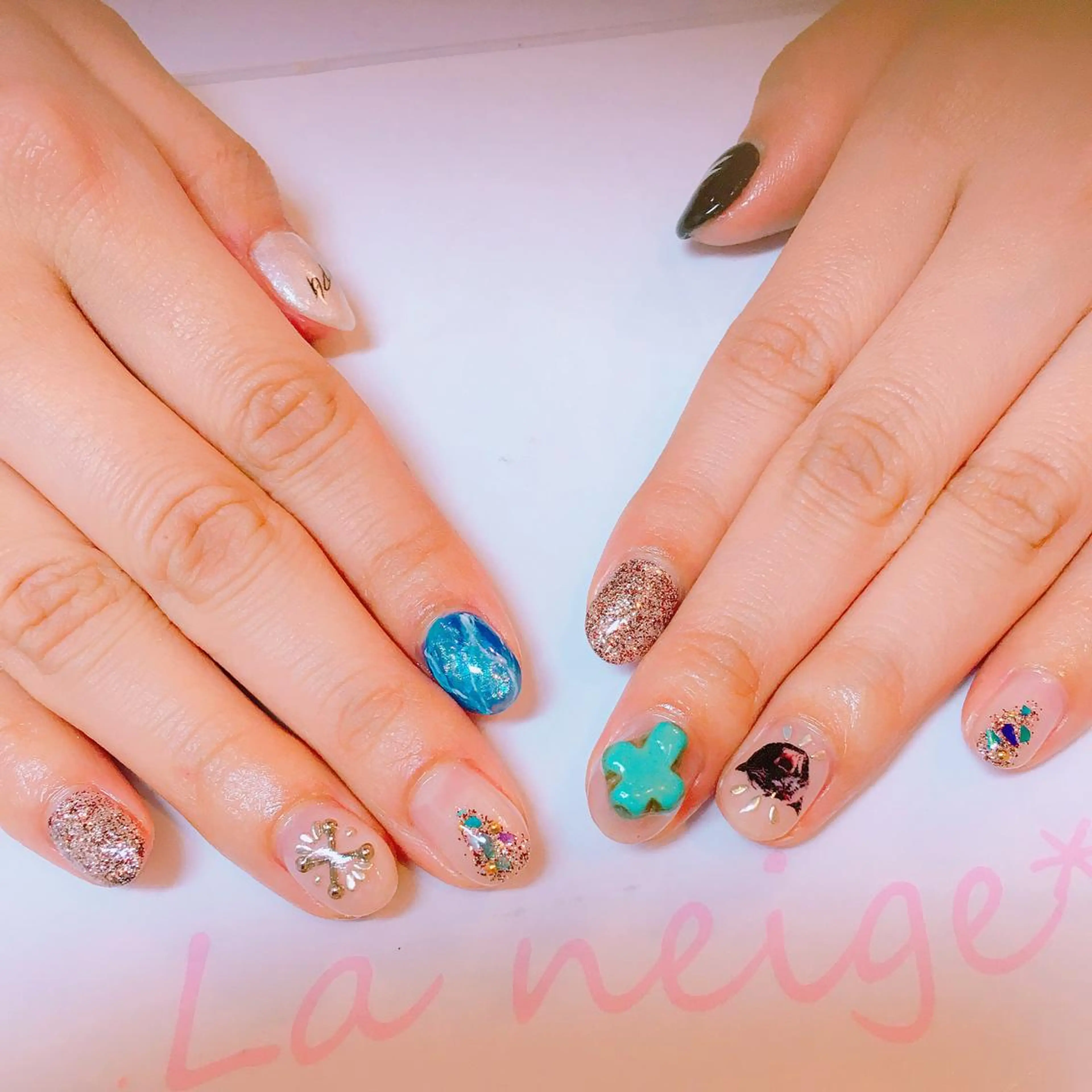 ネイル 持ち込み La neige* yuki 🐩🌙のネイルデザイン