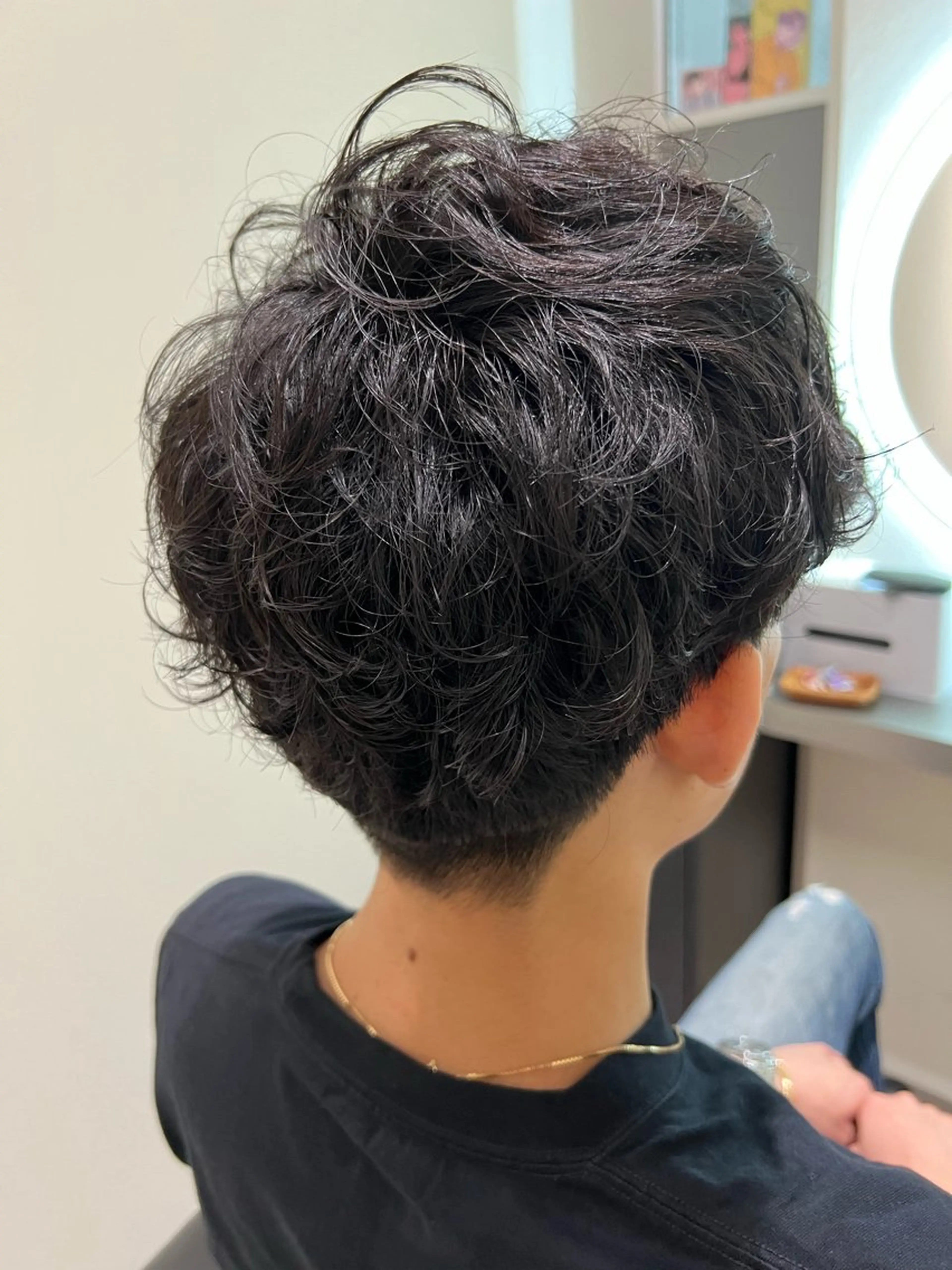 パーマ メンズ 💇🏼ショートヘア お任せ💁🏻‍♂️のヘアスタイル