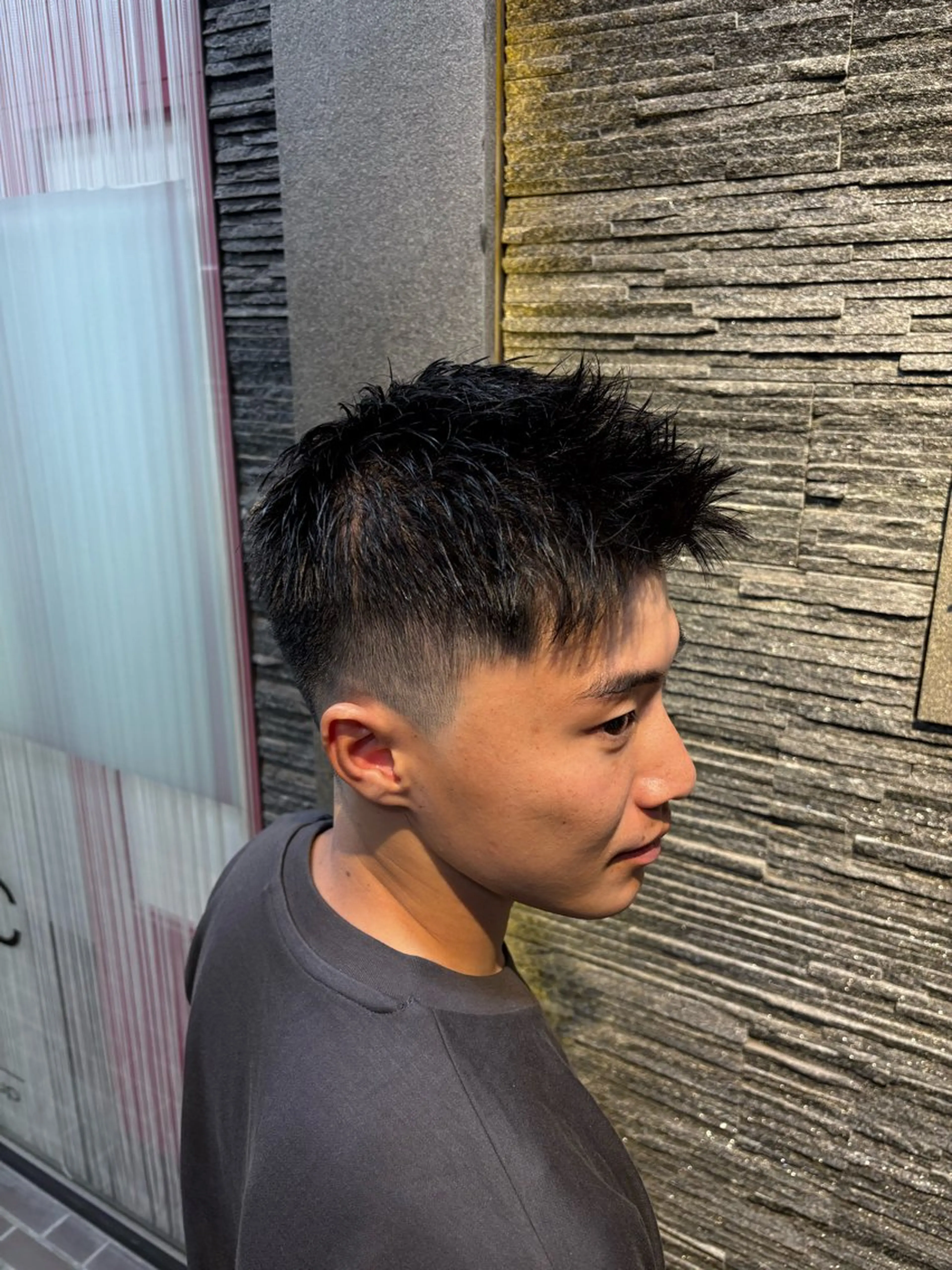 ショート メンズ カット ほり たつみのヘアスタイル