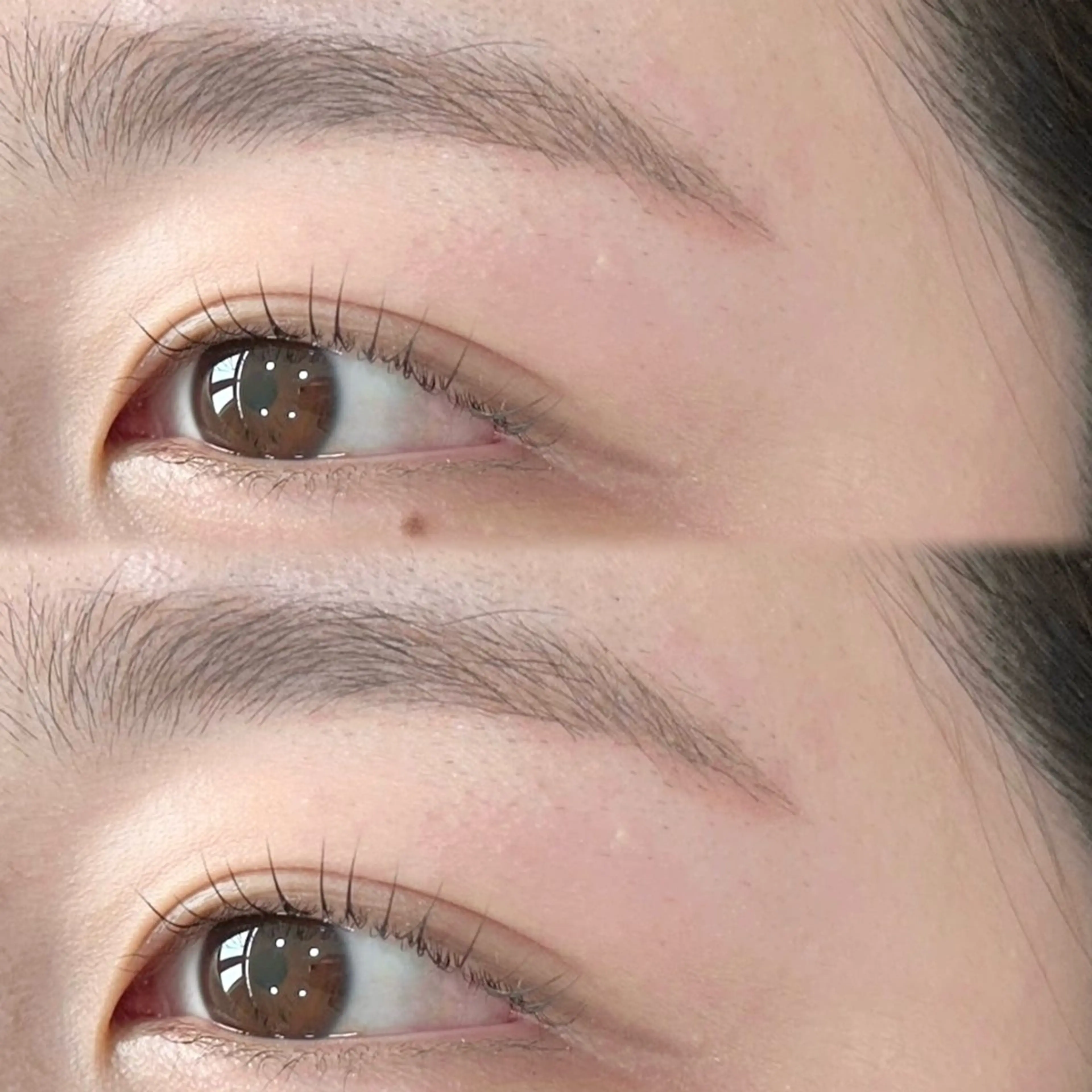 アイブロウ メンズアイブロウ ワックス脱毛 眉カット 縮毛矯正/透明感艶 カラー/暖色/miuのヘアスタイル