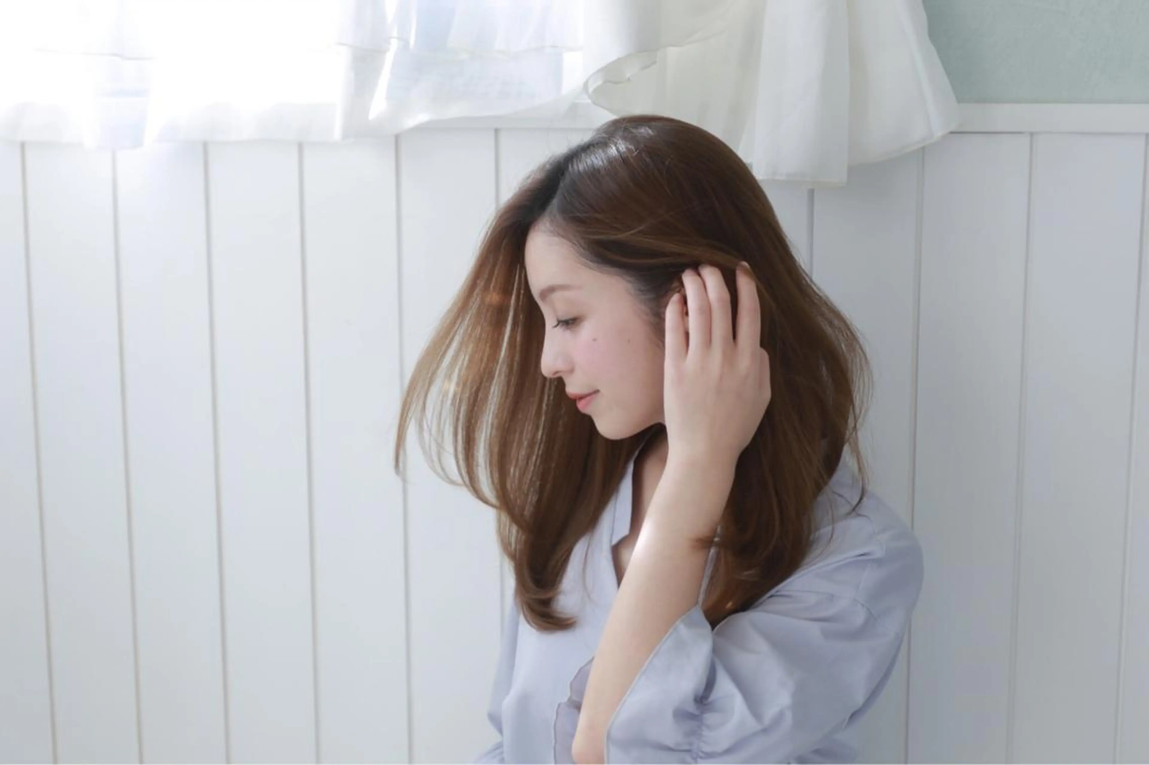 セミロング Arly所属・ARLY🎀髪質改善 ×コテ巻き風パーマのヘアスタイル