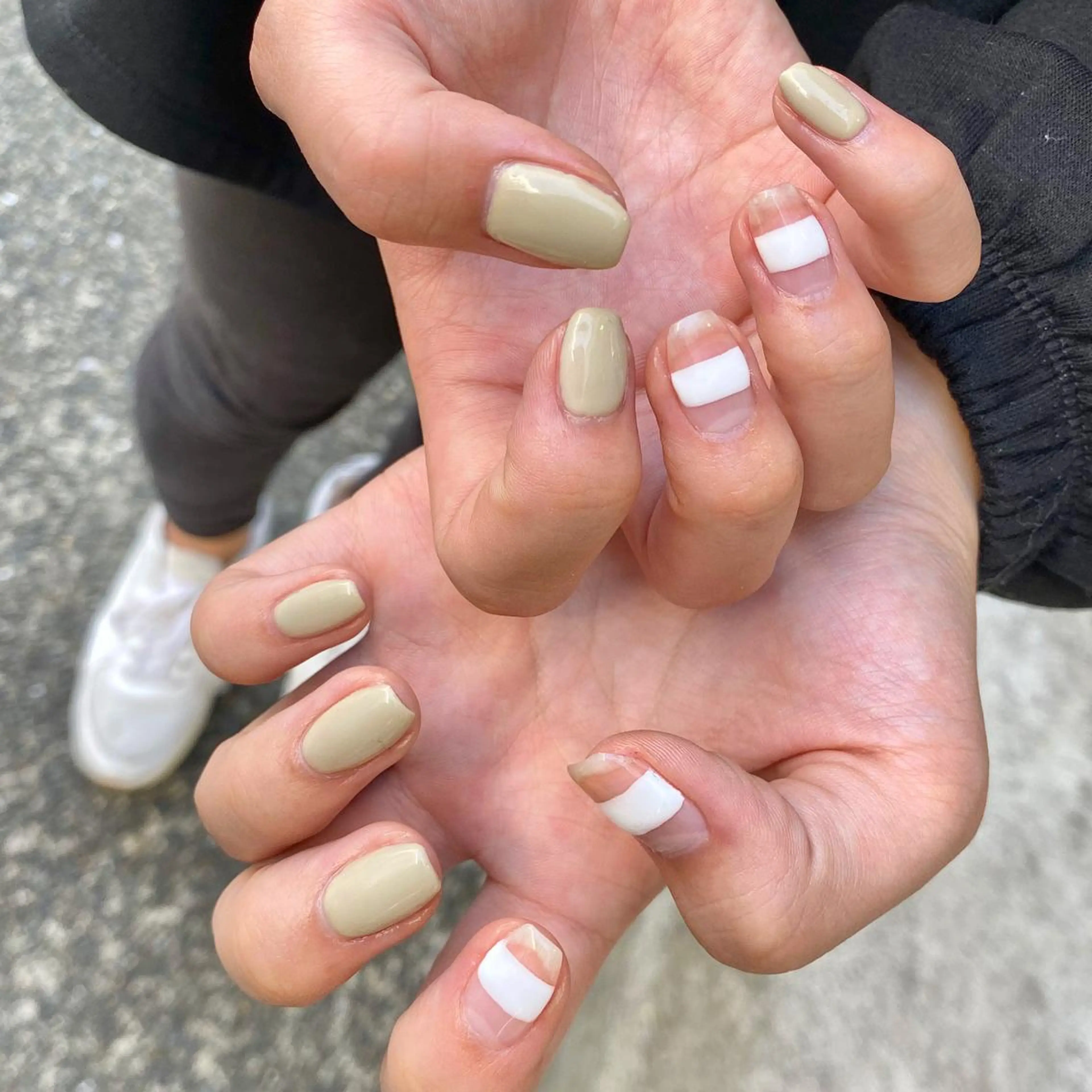 ネイル スクエアネイル ハンドネイル nable.所属・栗林 実莉のネイルデザイン