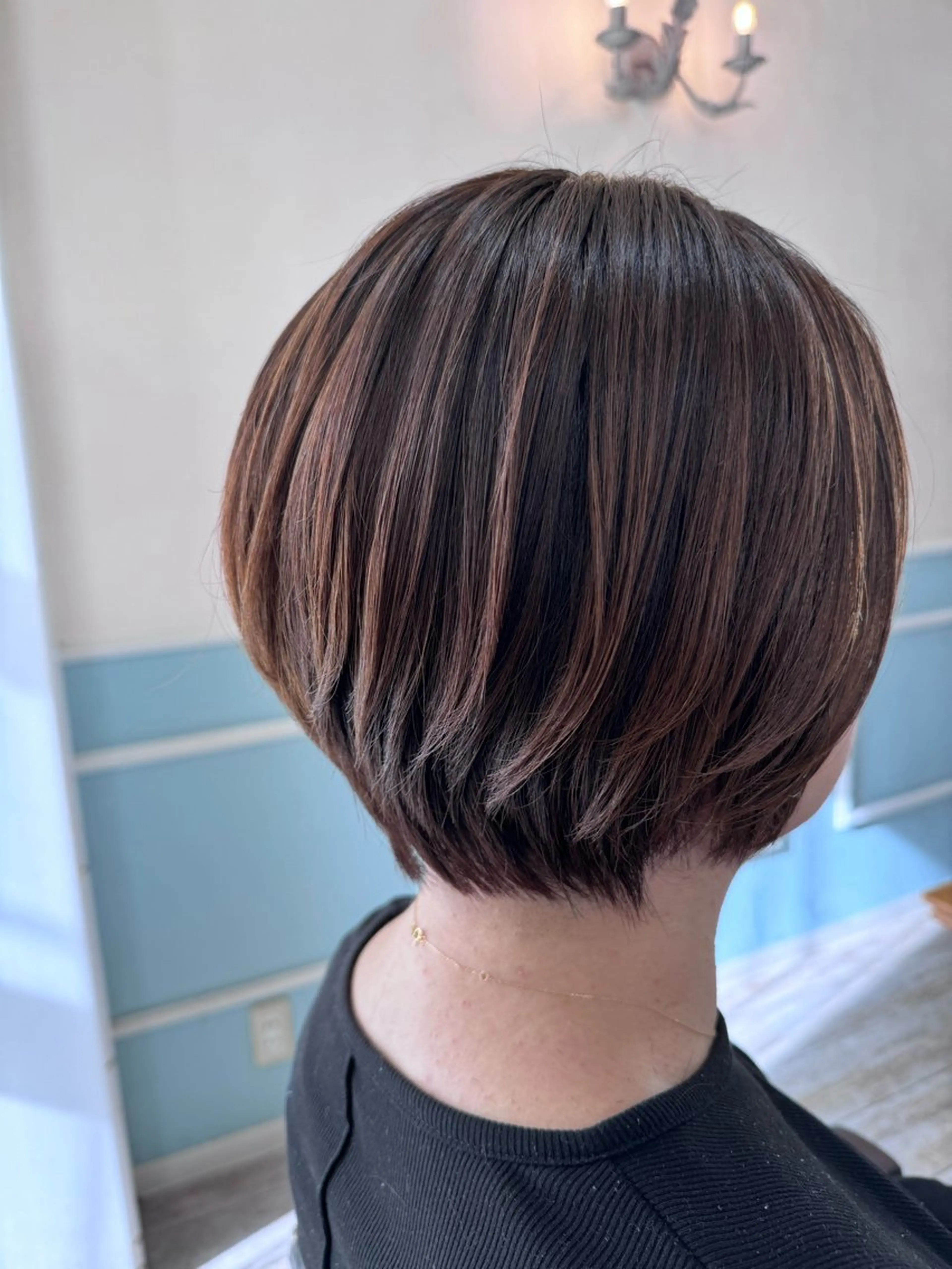 ショート カラー くびれヘア ショートヘア カット ヘアカラー トリートメント 新越谷noble店長 松本拓也▶◀*.のヘアスタイル