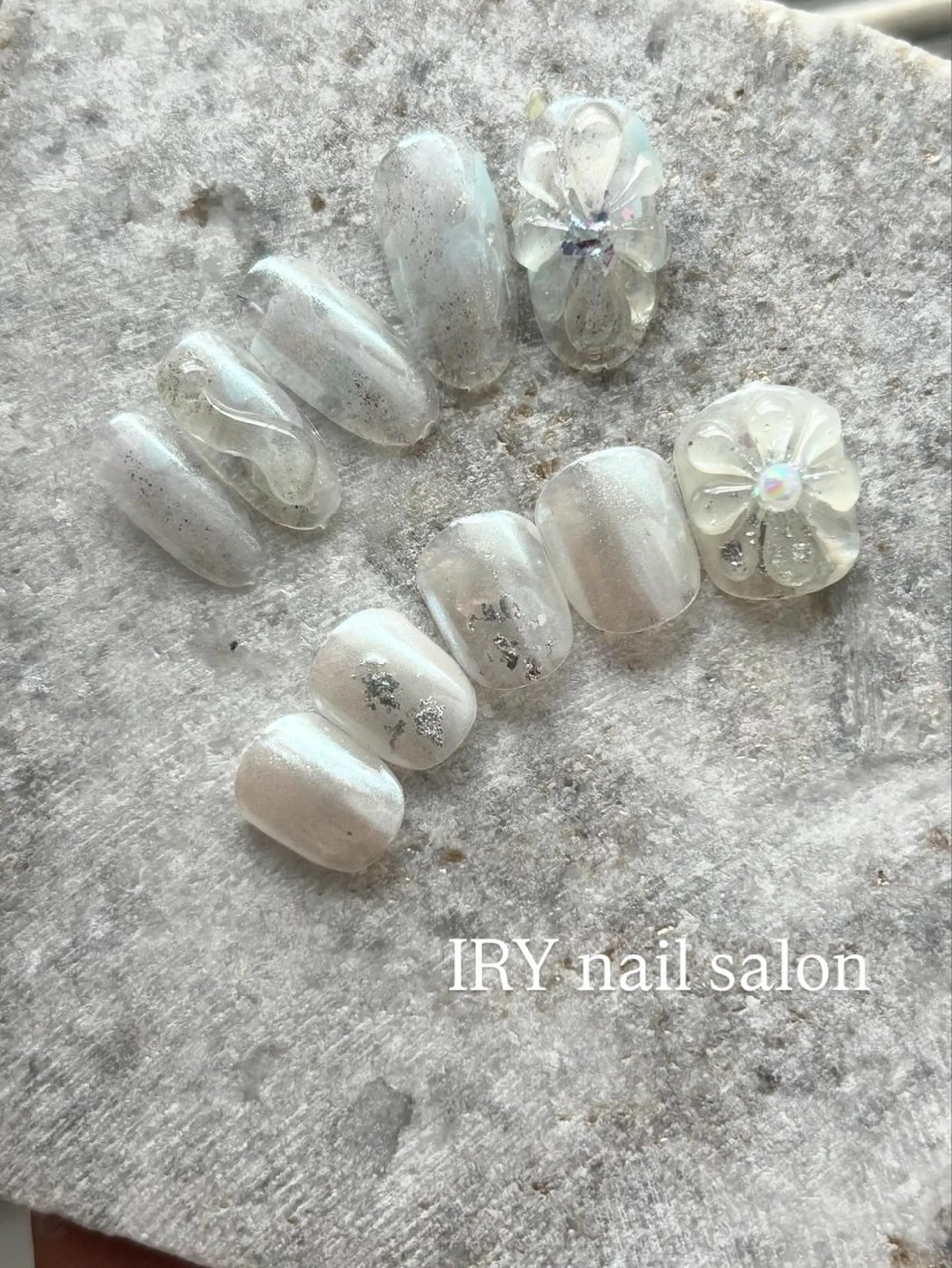 ネイル ぷっくりネイル ハンドネイル 三本 綾奈のネイルデザイン