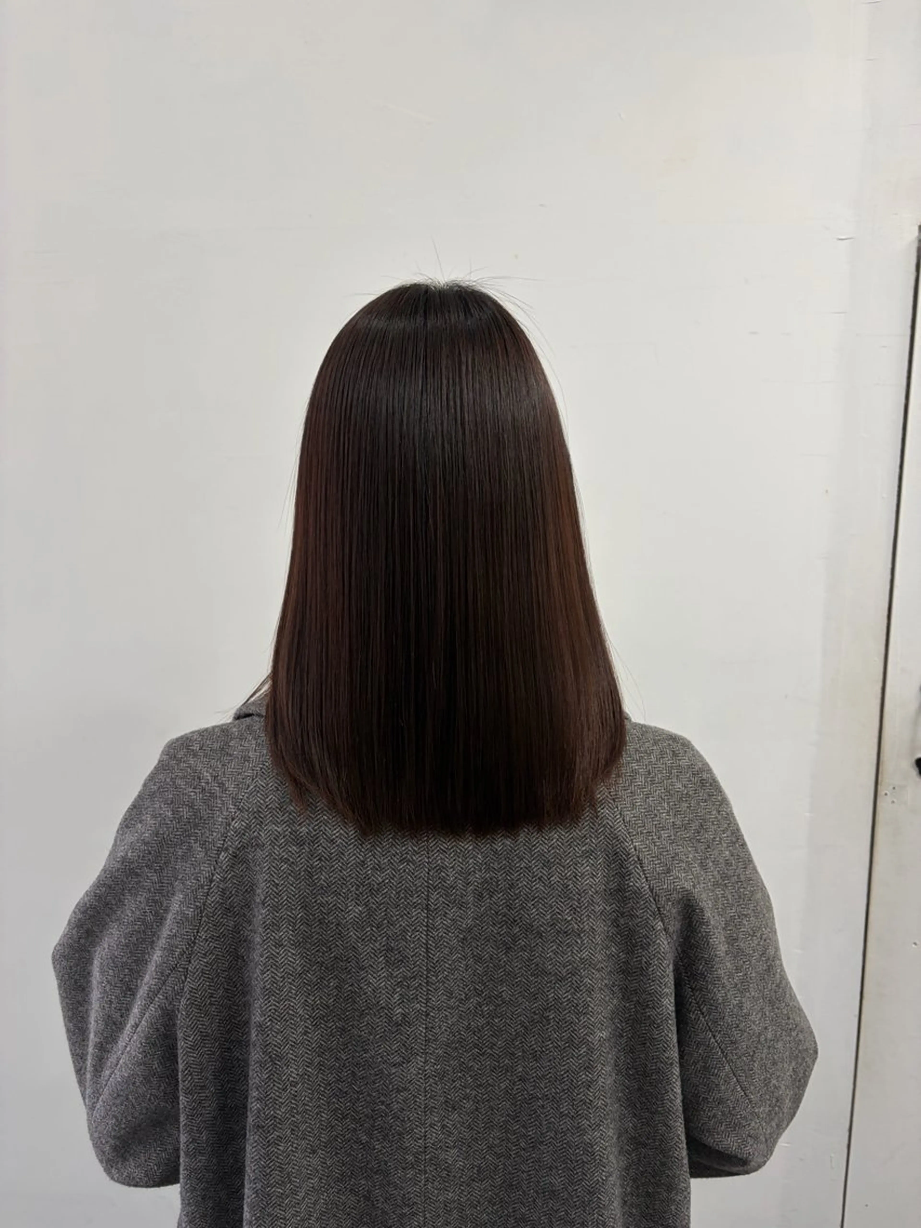 ミディアム 縮毛矯正 ルプラボウ/音々華 /髪質改善/暖色のヘアスタイル