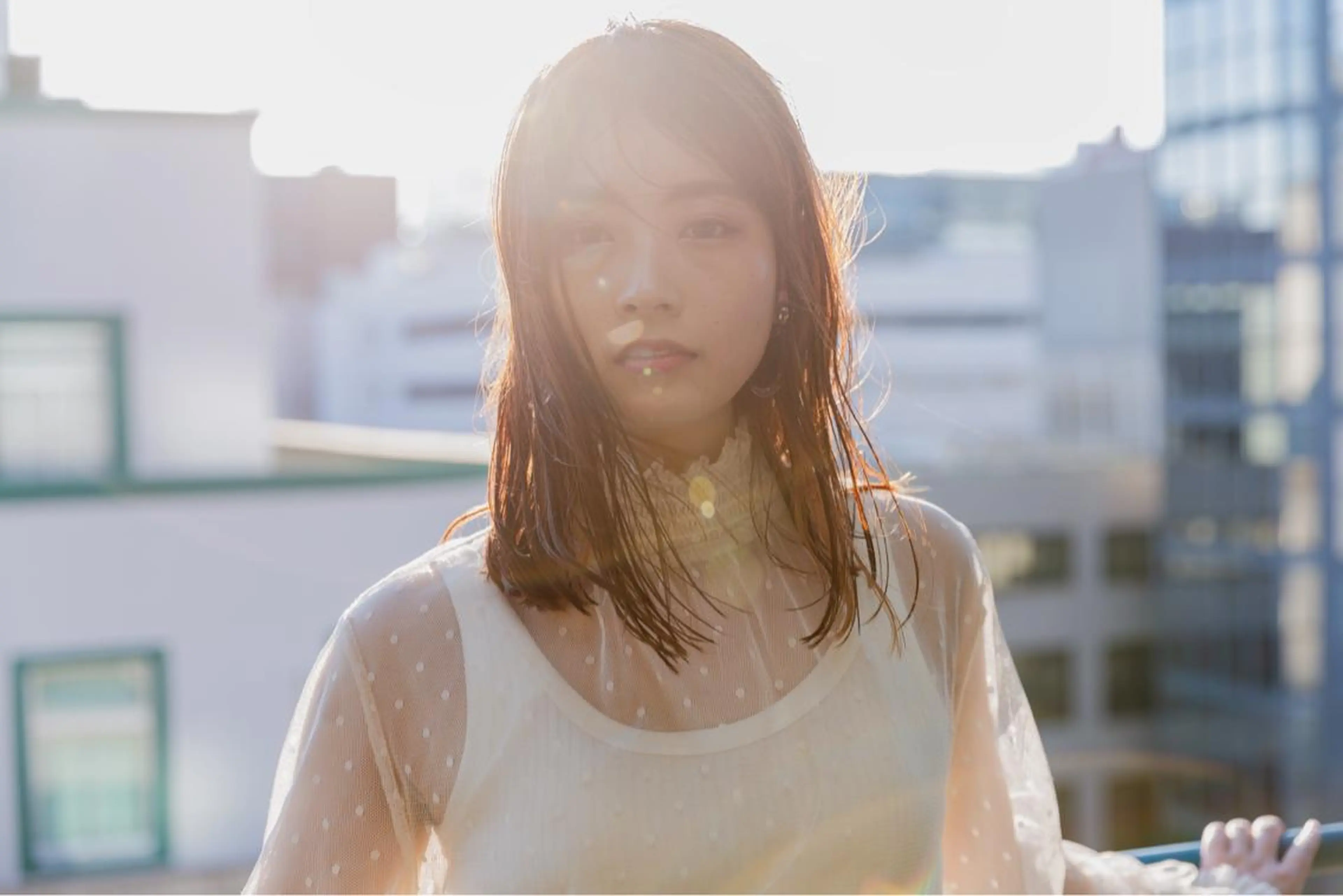 セミロング カラー ツジガキ ユウスケのヘアスタイル