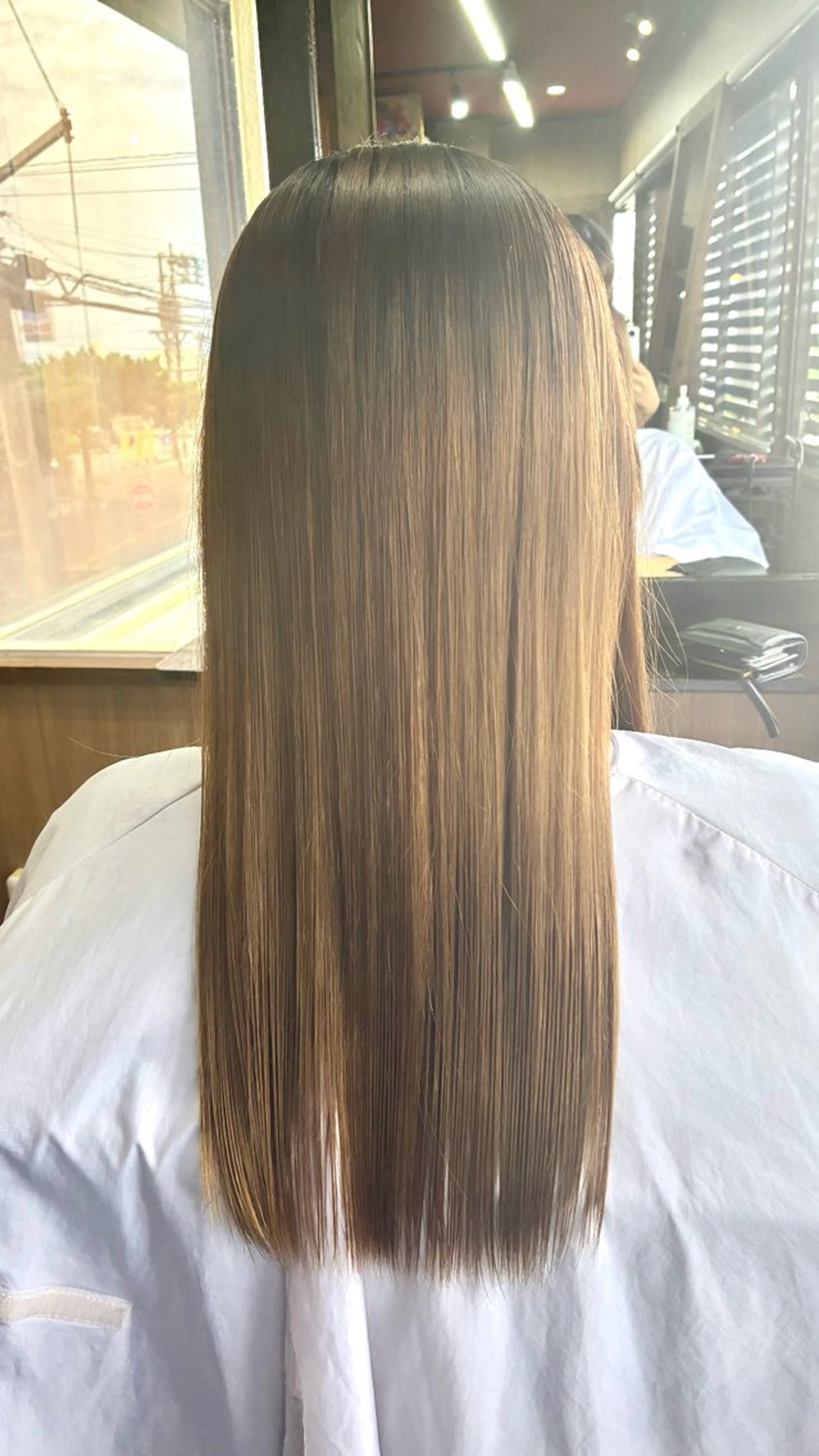 ロング 髪質改善 酸性ストレート mill hair所属・長浜 小晴のヘアスタイル