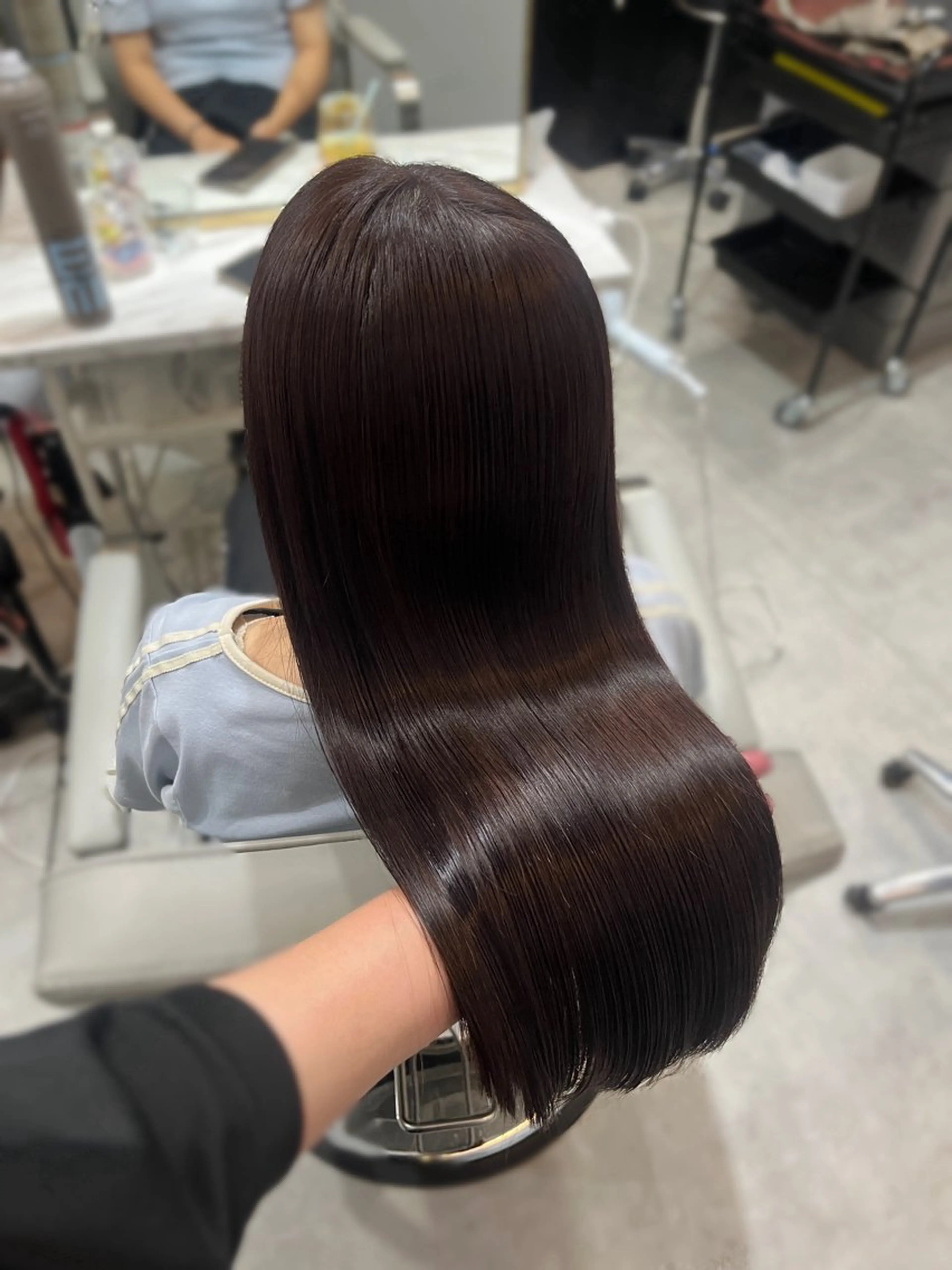 ロング カラー カット ヘアカラー トリートメント 🎀透明感 カラー🎀ミズキのヘアスタイル