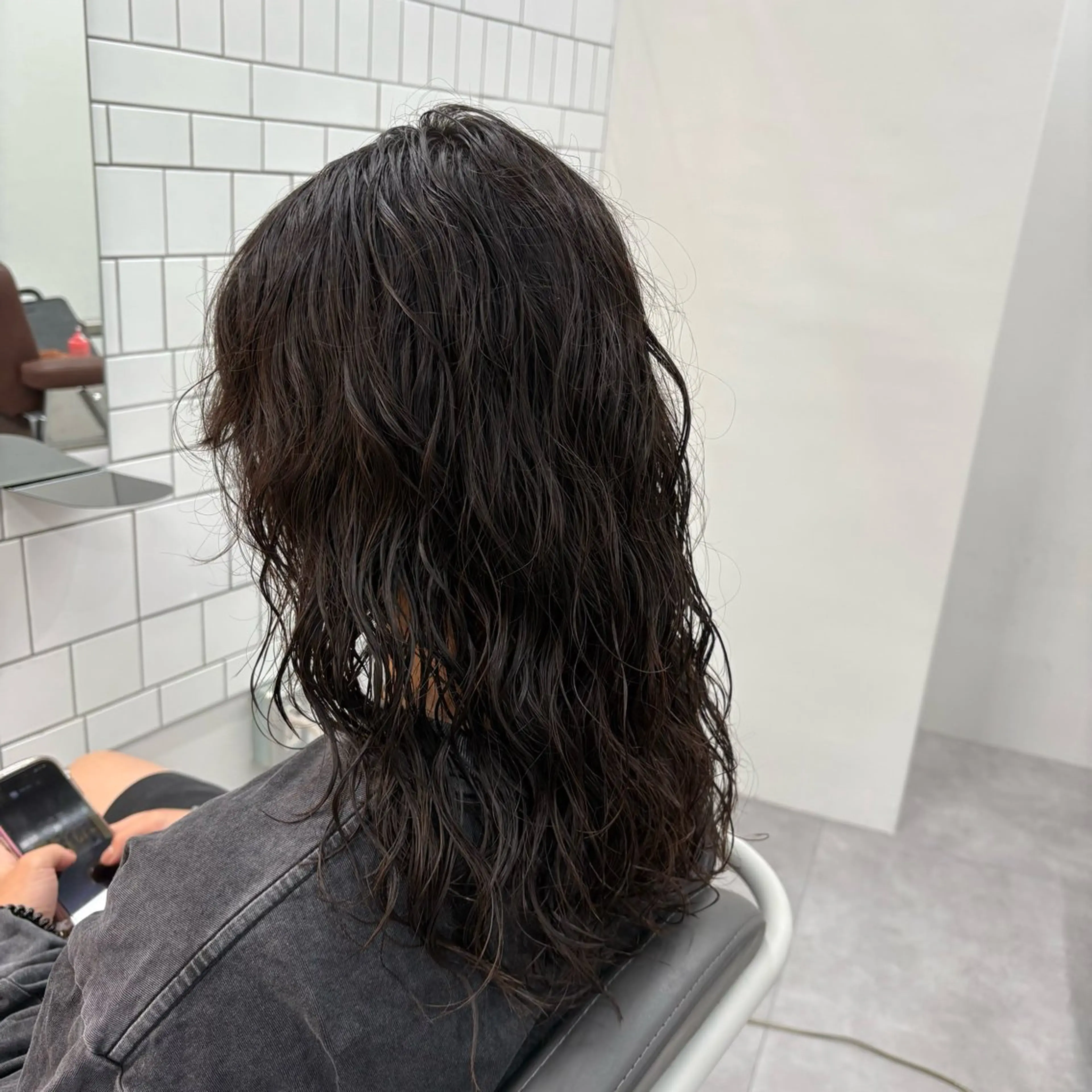 ロング パーマ 【メンズ特化】中場 健人/西梅田/北新地のヘアスタイル