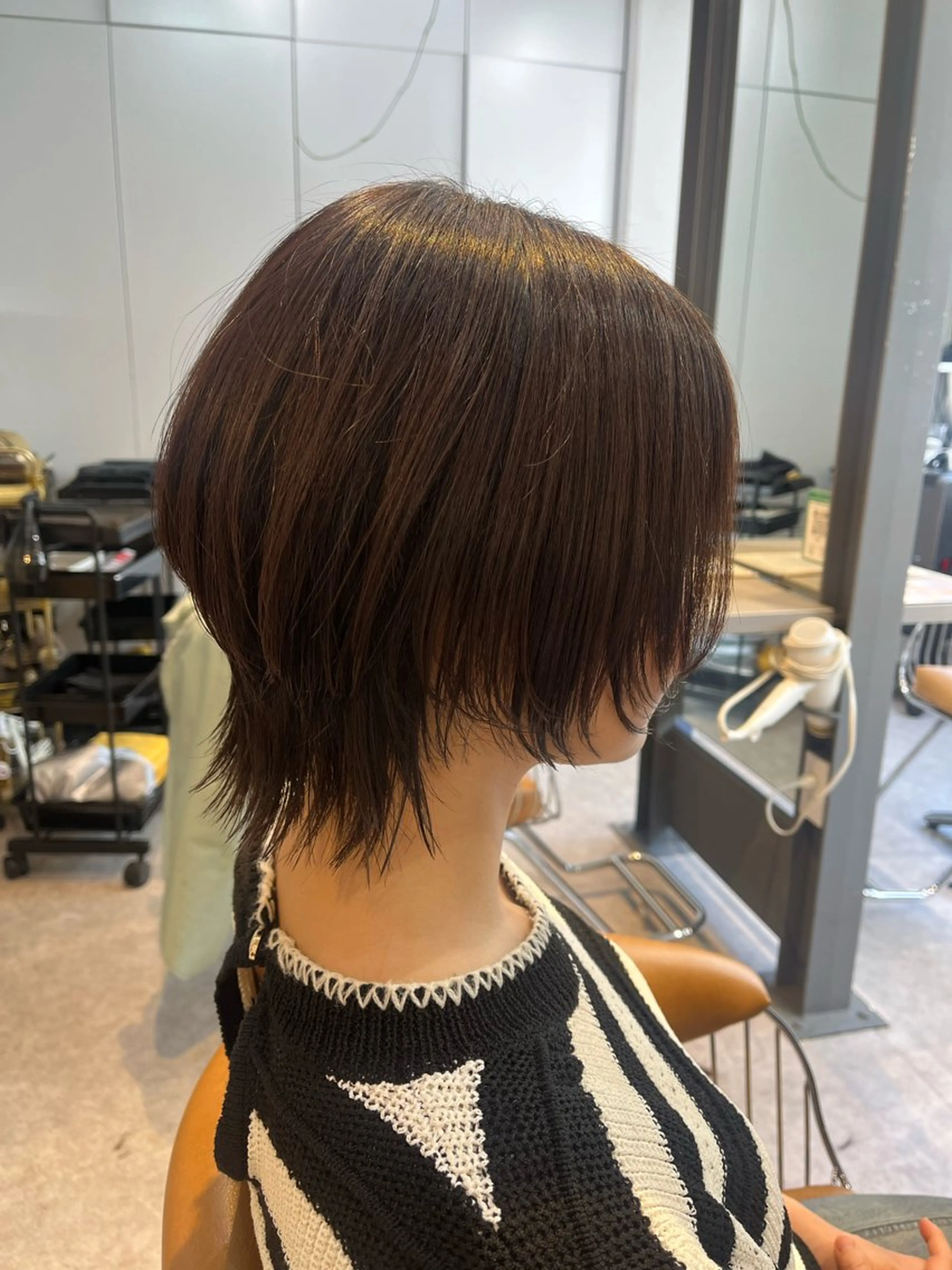 ショート カット うしだ かおるのヘアスタイル