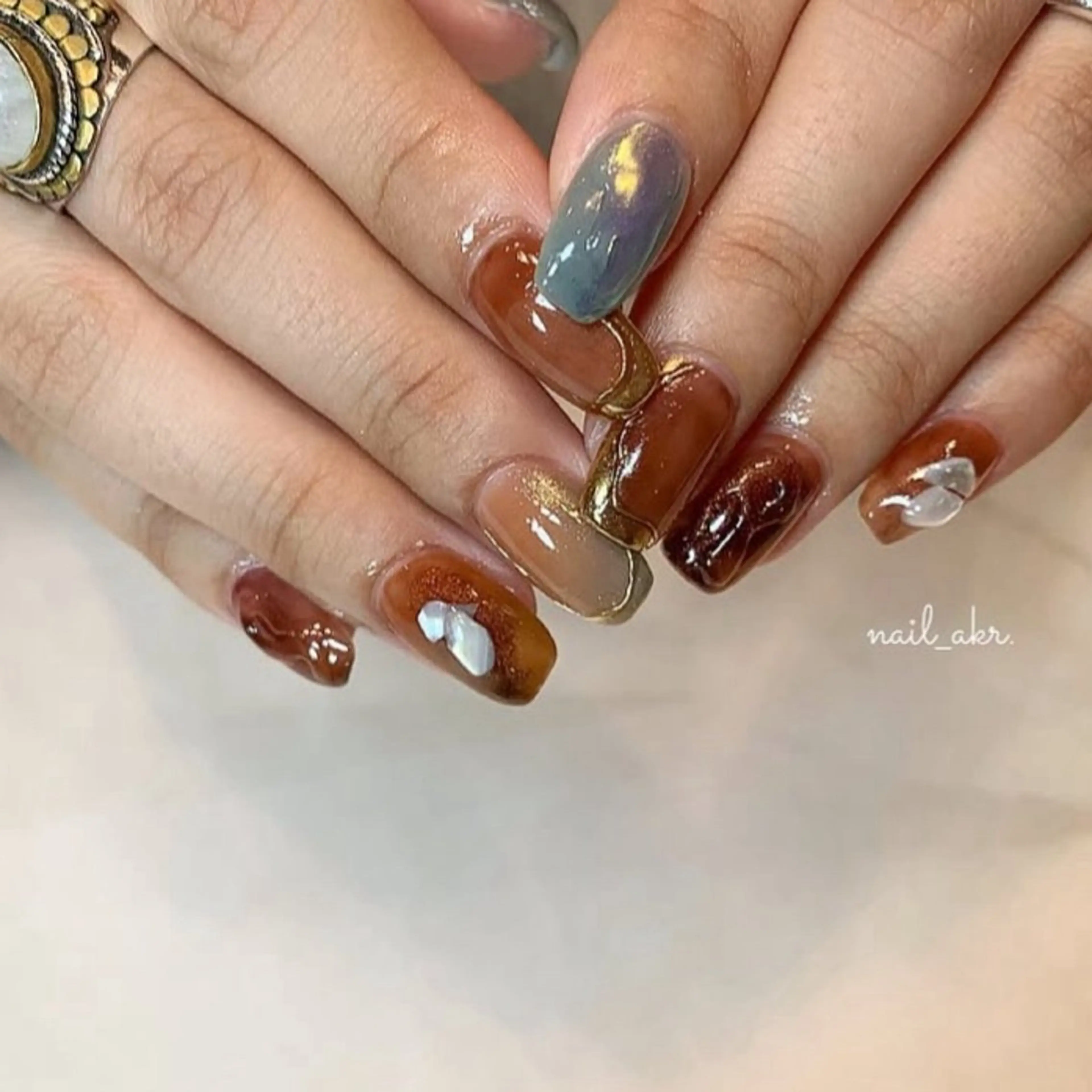 ネイル ニュアンスネイル nailAVANCE akariのネイルデザイン