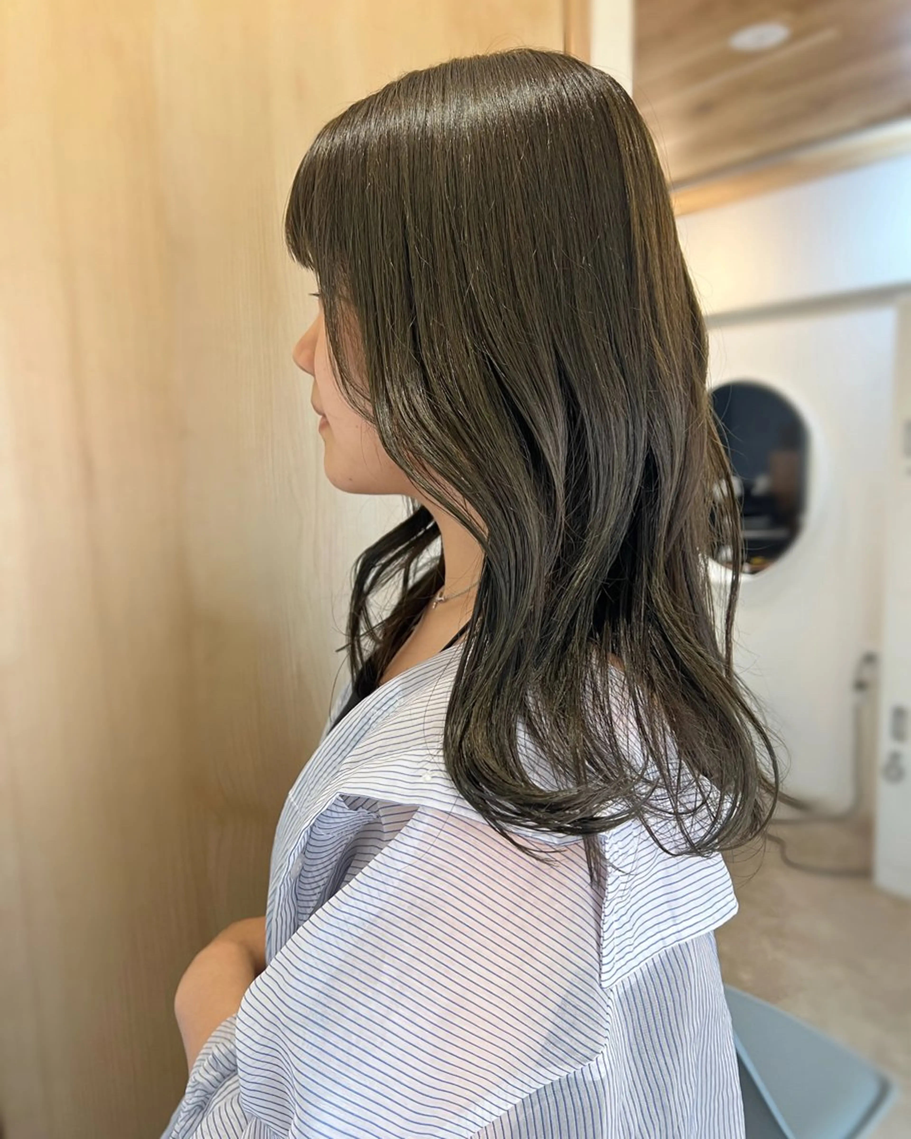 ミディアム カラー カット ヘアカラー トリートメント トレンドと似合わせ/ マンツーマン/西上楓のヘアスタイル