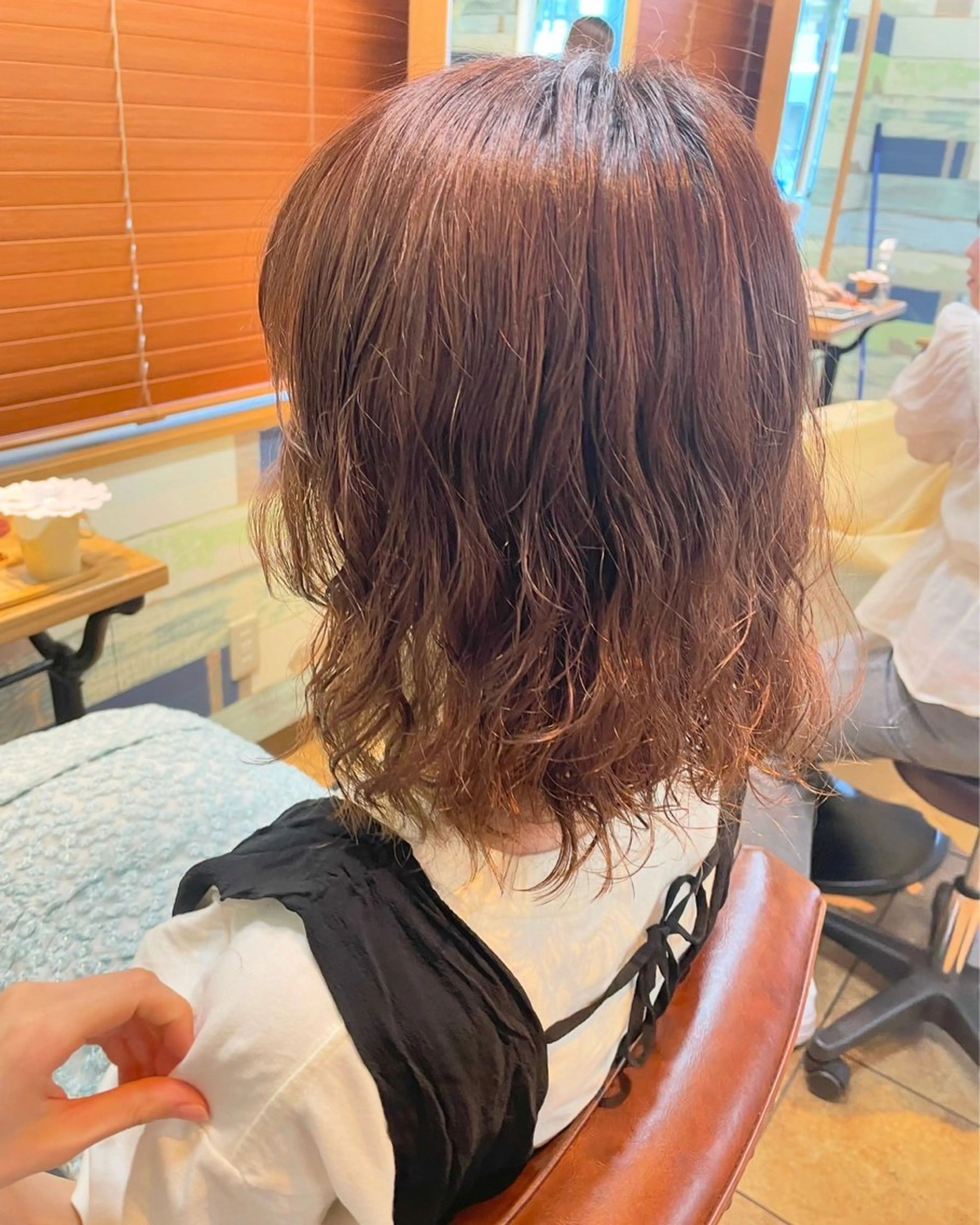 ミディアム パーマ ミディアム ✂️林　菜々美のヘアスタイル