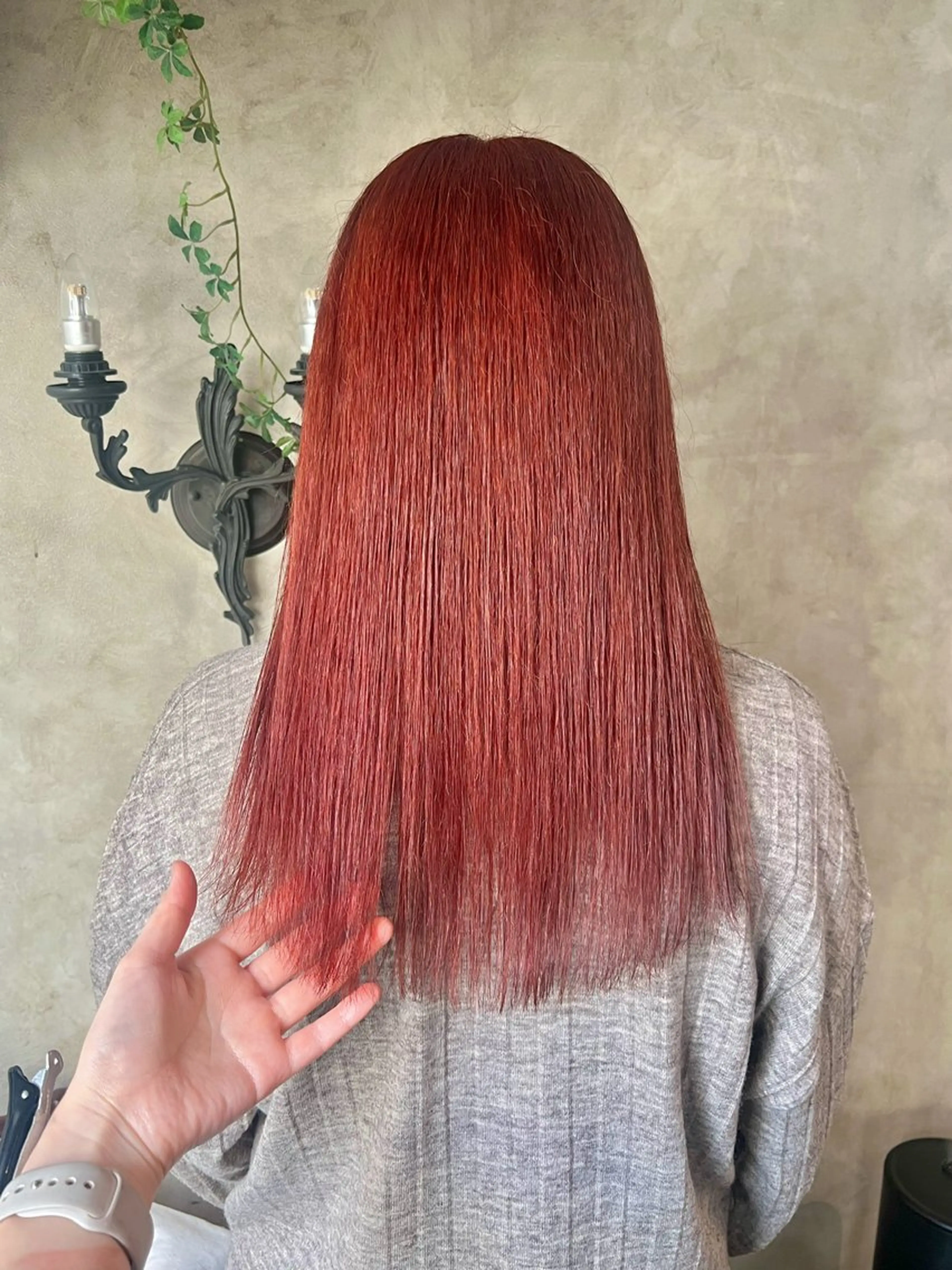 セミロング カラー 切りっぱなしボブ ベージュカラー ブリーチ ケアブリーチ ダブルカラー ヘアカラー トリートメント 暖色カラー/ブリーチ /かしむらゆうかのヘアスタイル